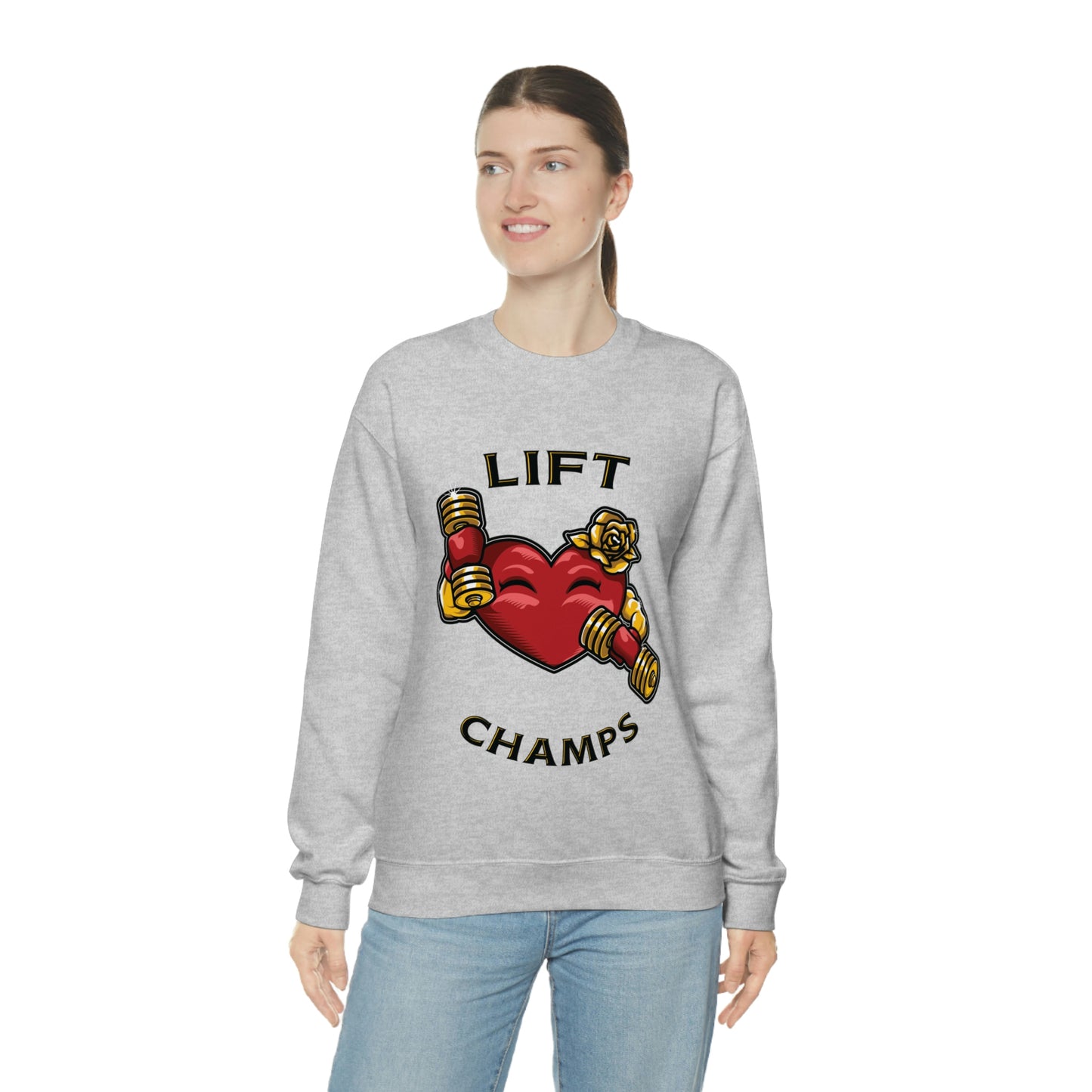 Lift Champs! - Unisex Heavy Blend™ Crewneck Sweatshirt