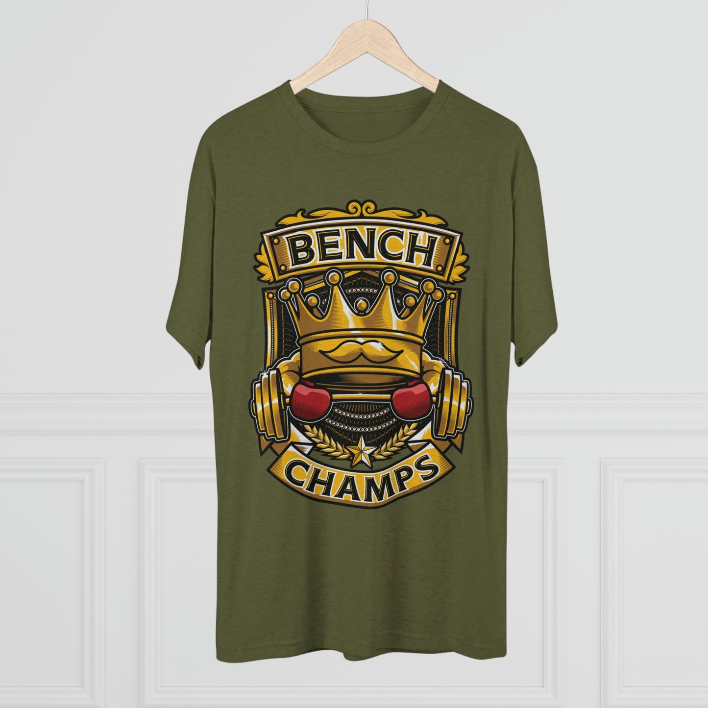 BENCH CHAMPS - PREMIUM SOFT - Unisex Tri-Blend Crew Tee (Next Level 6010)