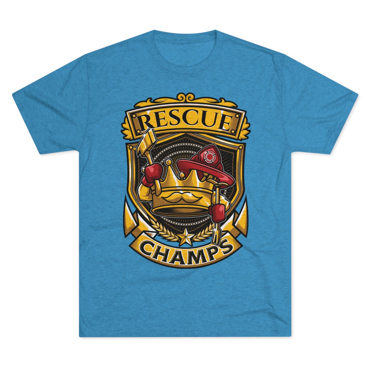RESCUE CHAMPS - PREMIUM SOFT - Unisex Tri-Blend Crew Tee (Next Level 6010)