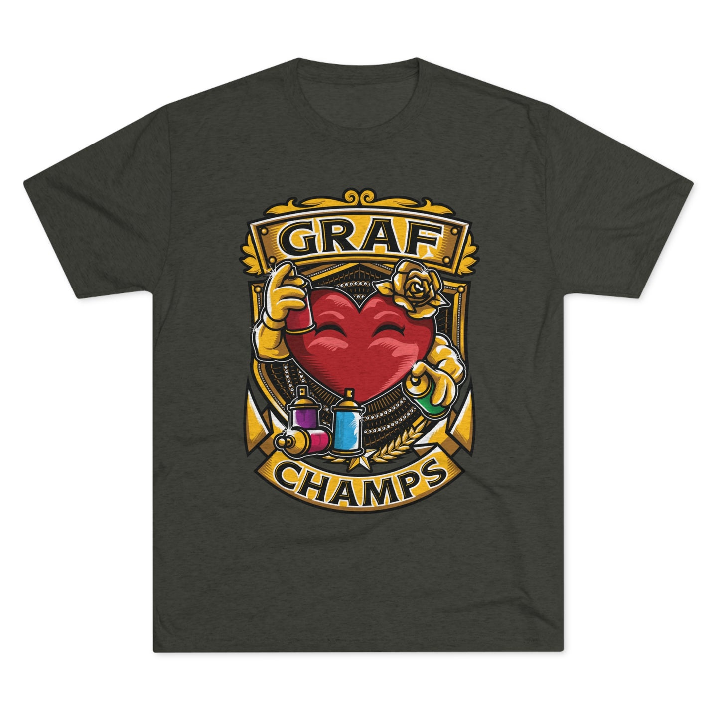 GRAF CHAMPS - PREMIUM SOFT - Unisex Tri-Blend Crew Tee (Next Level 6010)