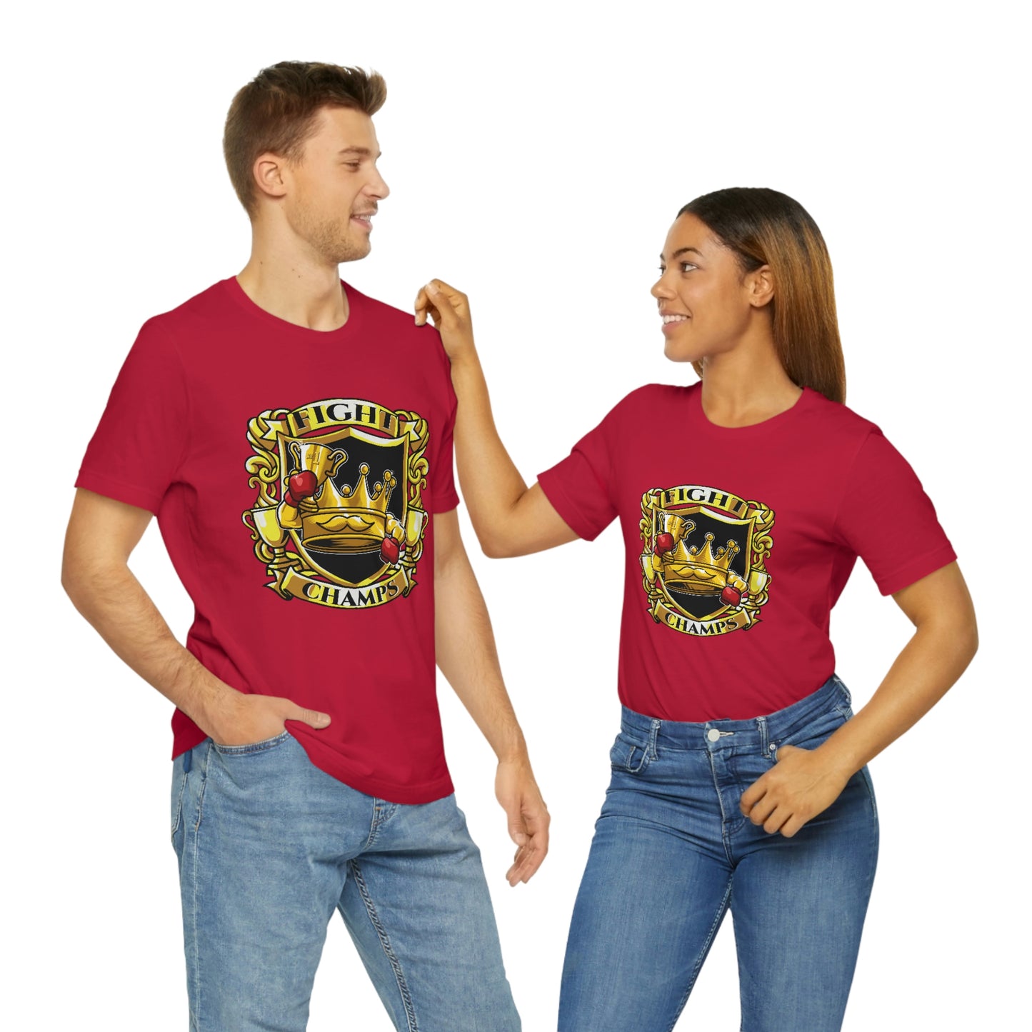 Fight Champs! Unisex Jersey Short Sleeve Tee (Bella+Canvas)