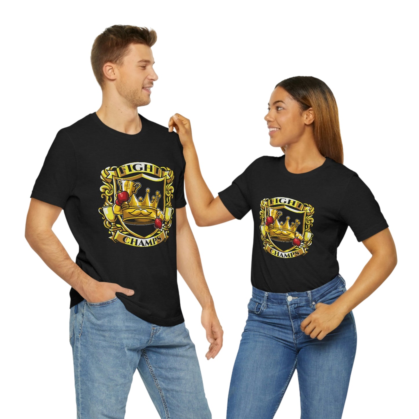 Fight Champs! Unisex Jersey Short Sleeve Tee (Bella+Canvas)
