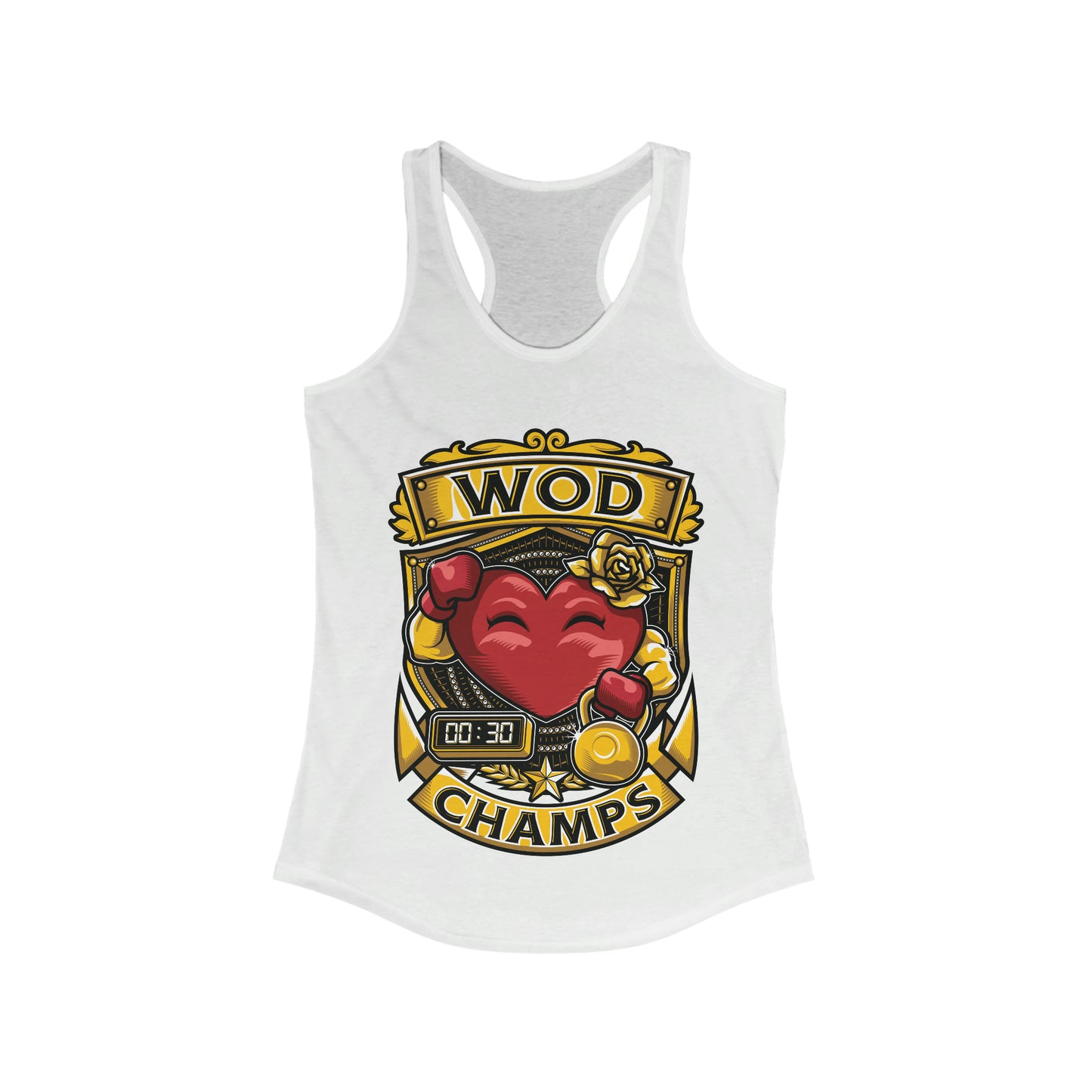 WOD CHAMPS - Women's Ideal Racerback Tank