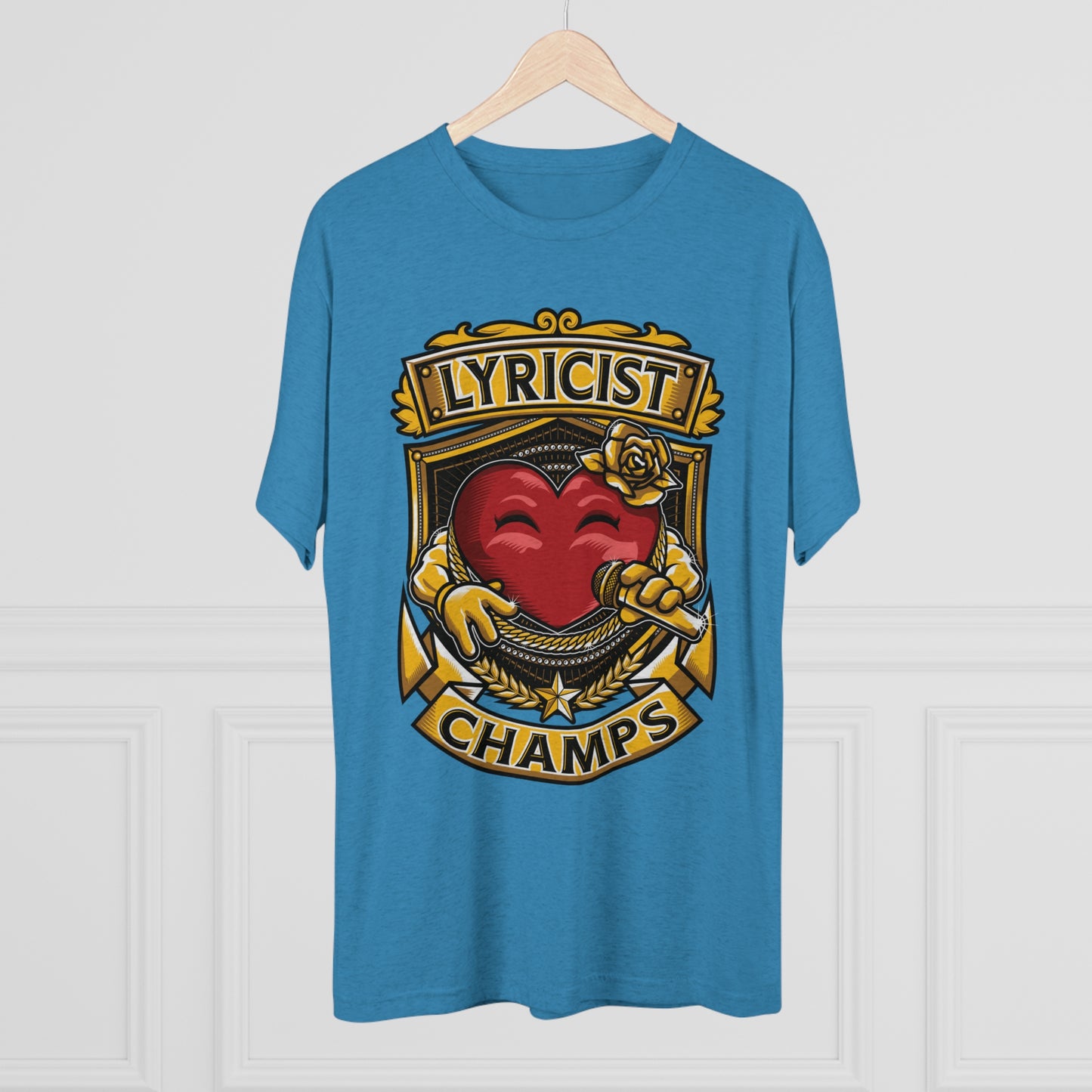 LYRICIST CHAMPS - PREMIUM SOFT - Unisex Tri-Blend Crew Tee (Next Level 6010)