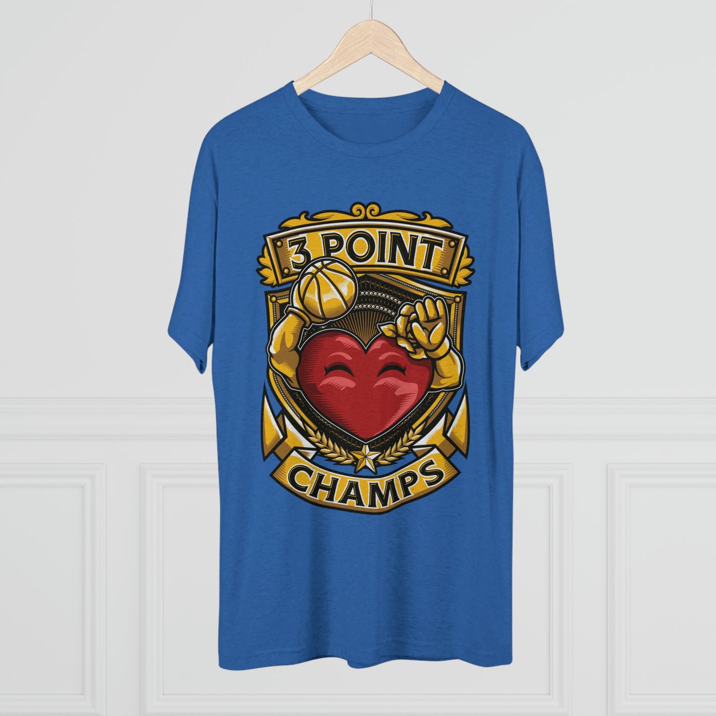 3 POINT CHAMPS - PREMIUM SOFT - Unisex Tri-Blend Crew Tee (Next Level 6010)