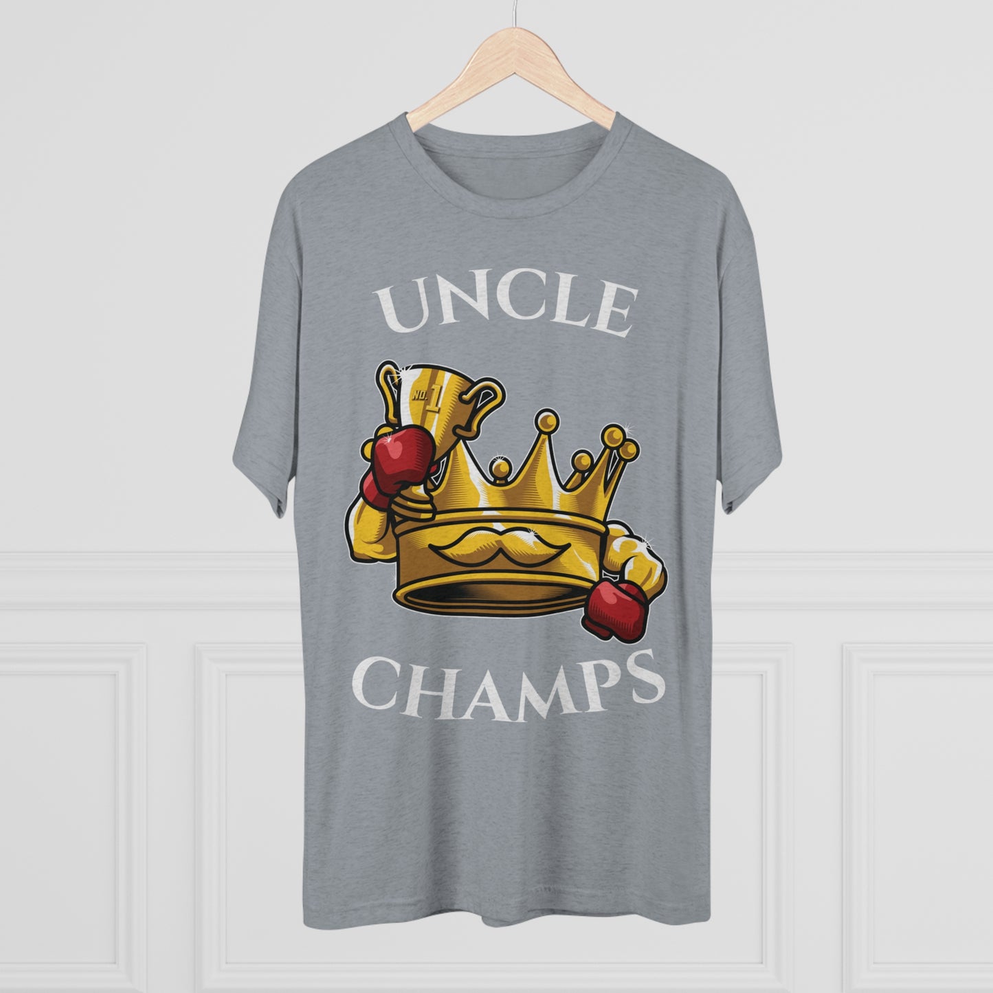 UNCLE CHAMPS - PREMIUM SOFT - Unisex Tri-Blend Crew Tee (Next Level 6010)
