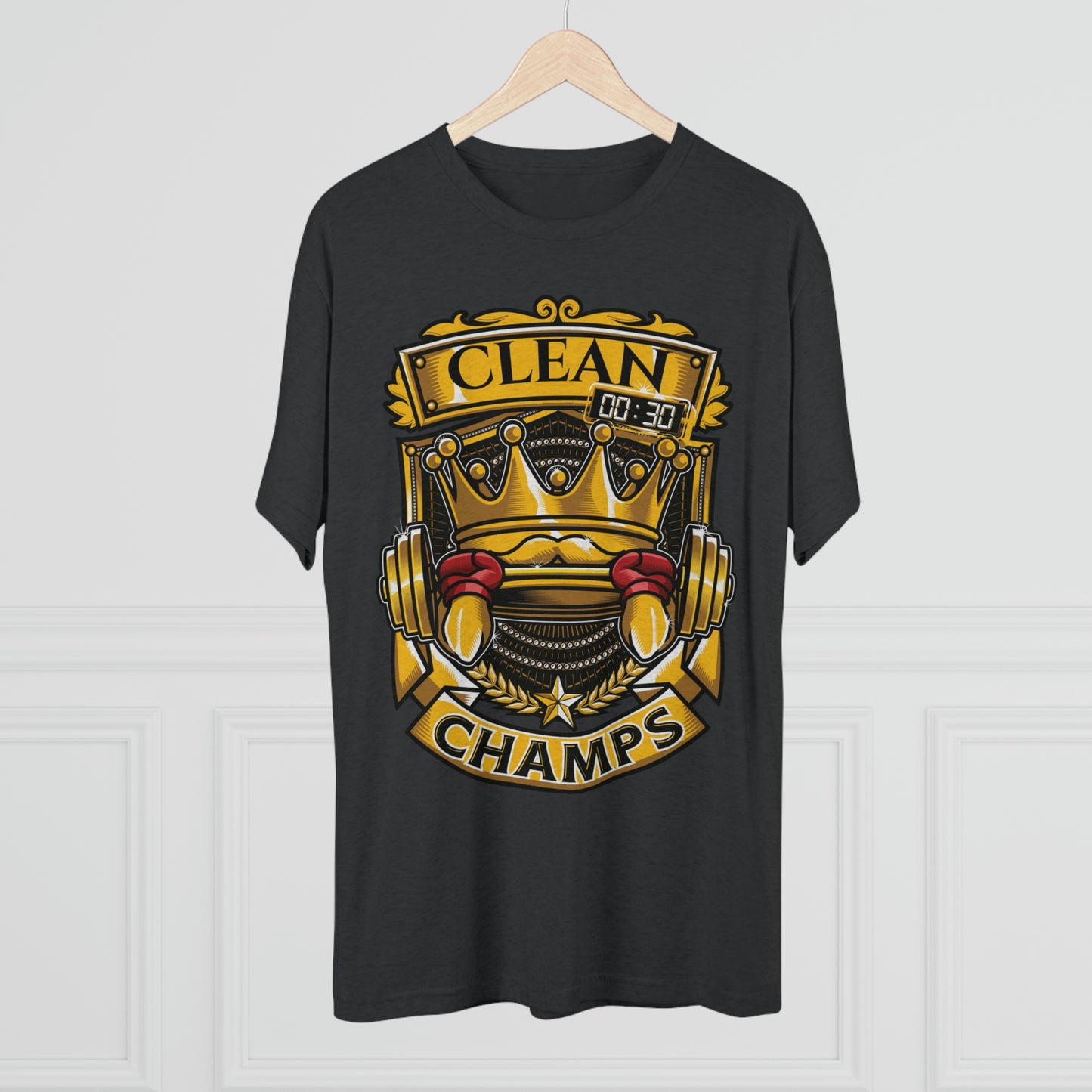 CLEAN CHAMPS - PREMIUM SOFT - Unisex Tri-Blend Crew Tee (Next Level 6010)
