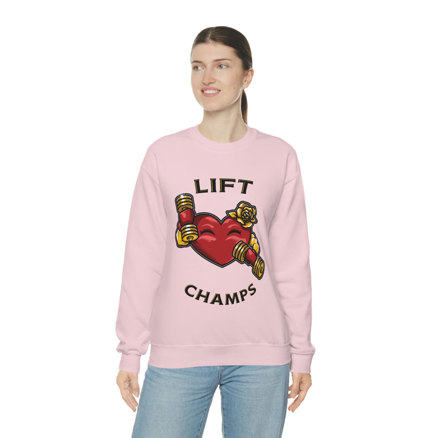 Lift Champs! - Unisex Heavy Blend™ Crewneck Sweatshirt