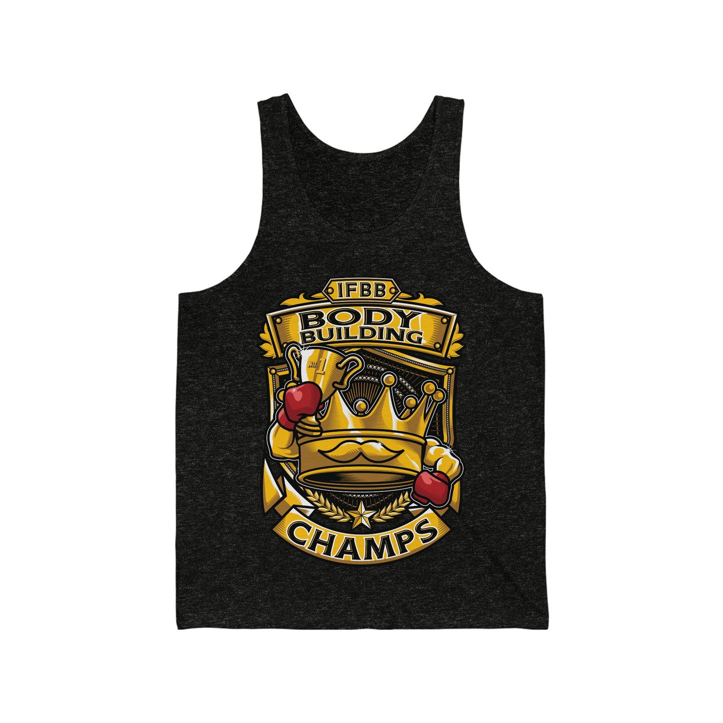 IFBB BODY BUILDING CHAMPS - PREMIUM SOFT - Unisex Jersey Tank (Bella+Canvas 3480)