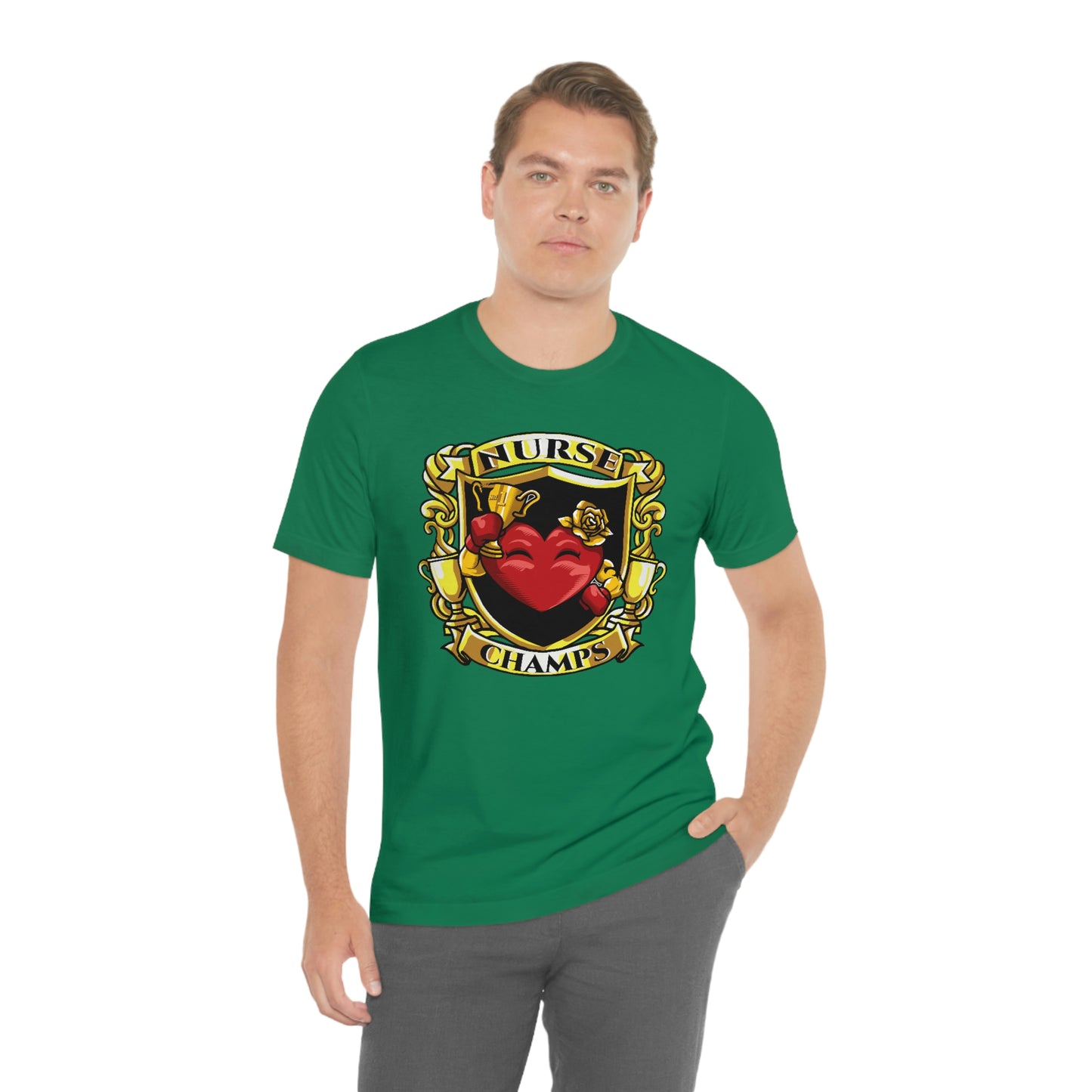 Nurse Champs! - Unisex Jersey Short Sleeve Tee (Bella+Canvas)