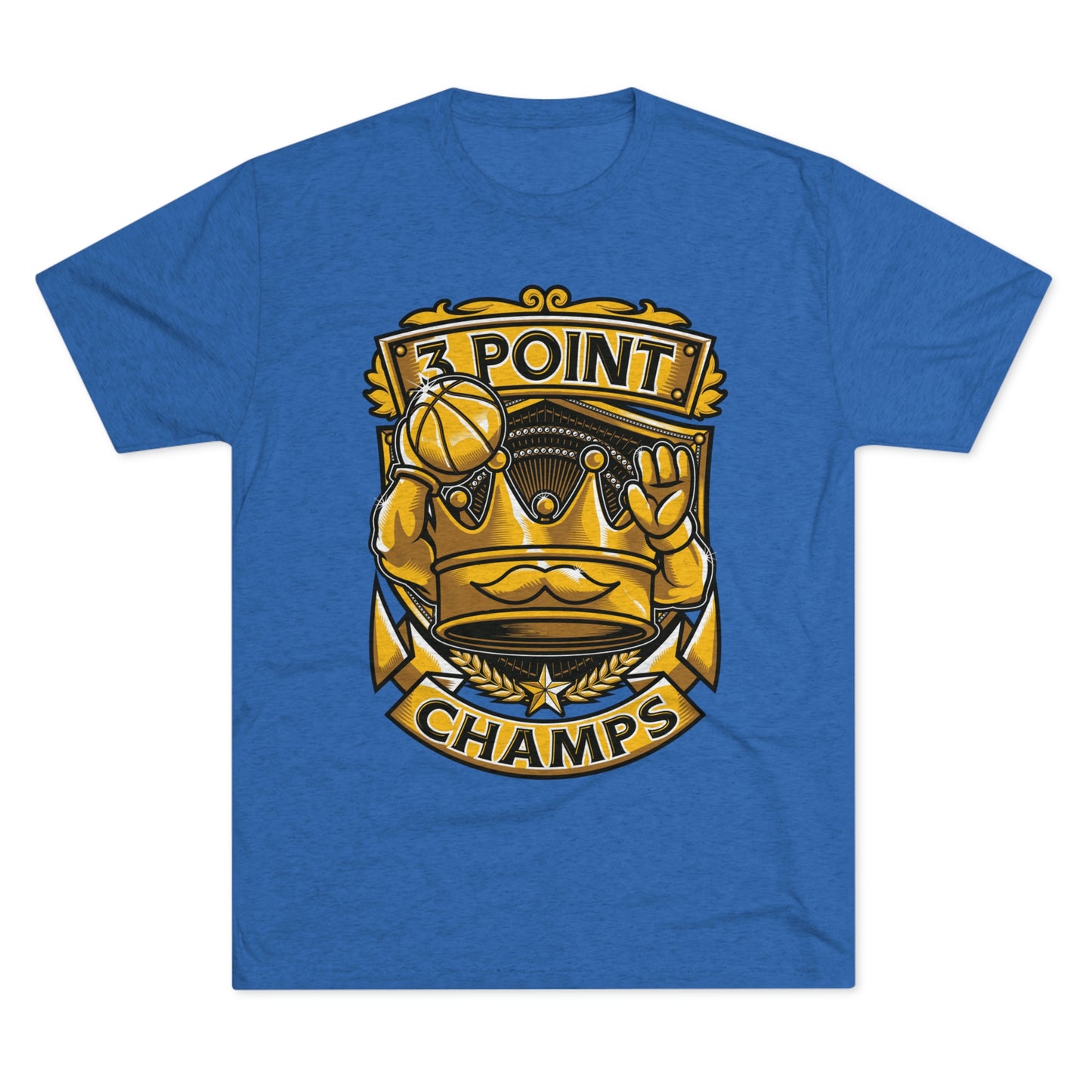 3 POINT CHAMPS - PREMIUM SOFT - Unisex Tri-Blend Crew Tee (Next Level 6010)