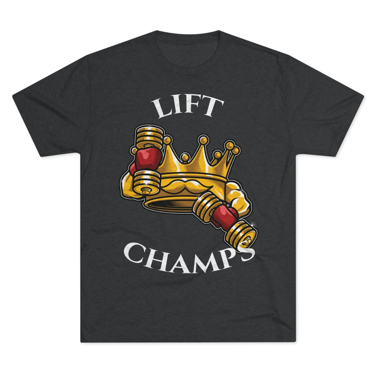 LIFT CHAMPS - PREMIUM SOFT - Unisex Tri-Blend Crew Tee (Next Level 6010)