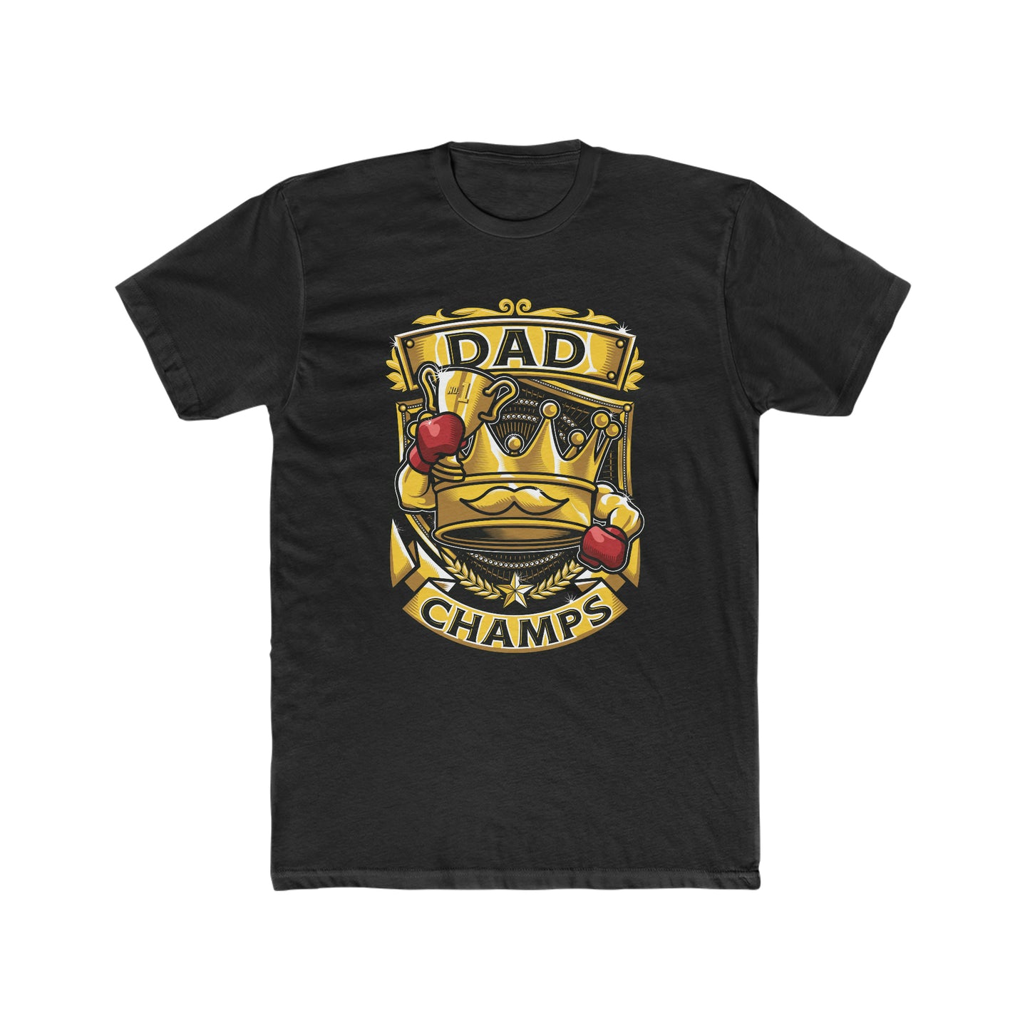 Dad Champs! - Men's Cotton Crew Tee (Next Level)