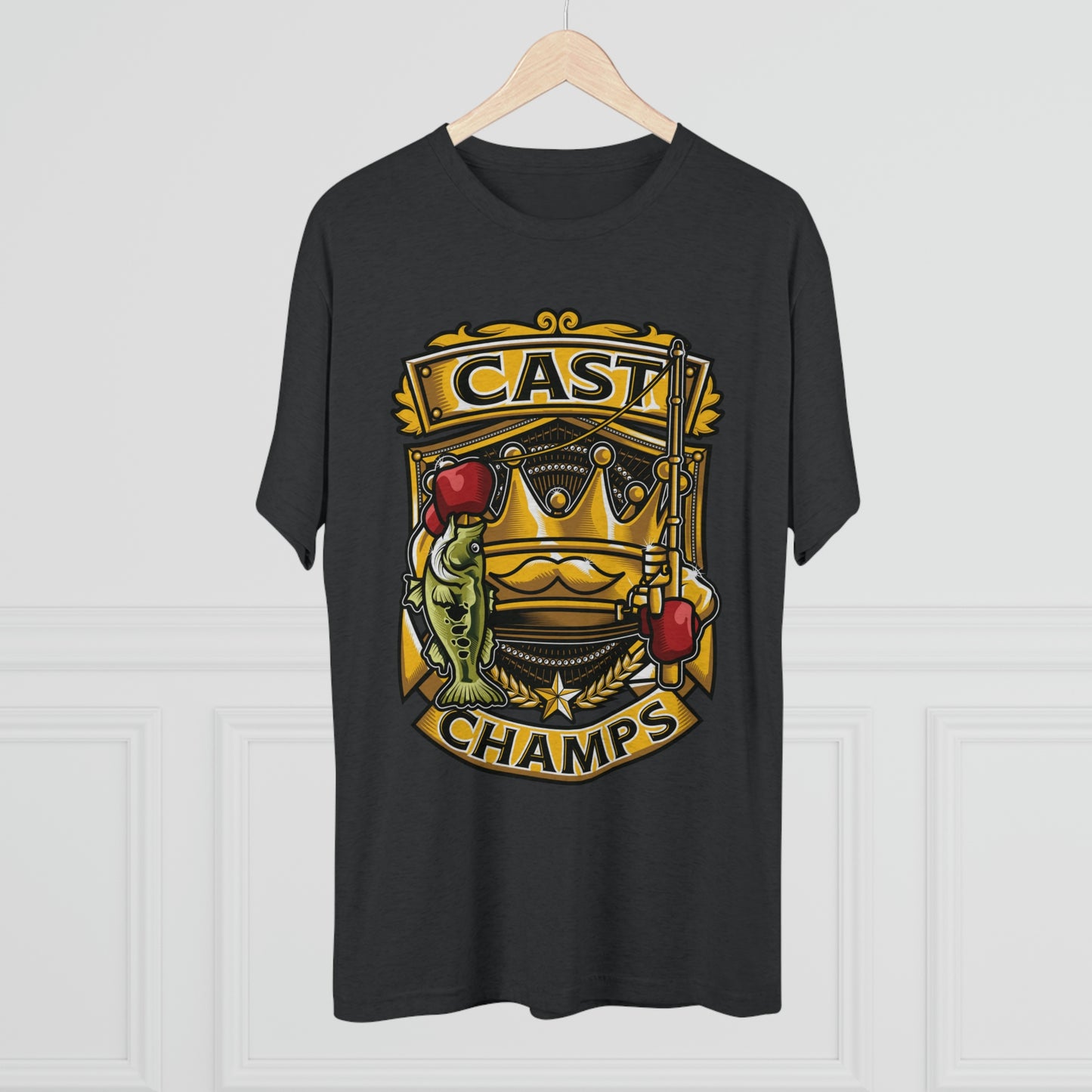 CAST CHAMPS - PREMIUM SOFT - Unisex Tri-Blend Crew Tee (Next Level 6010)