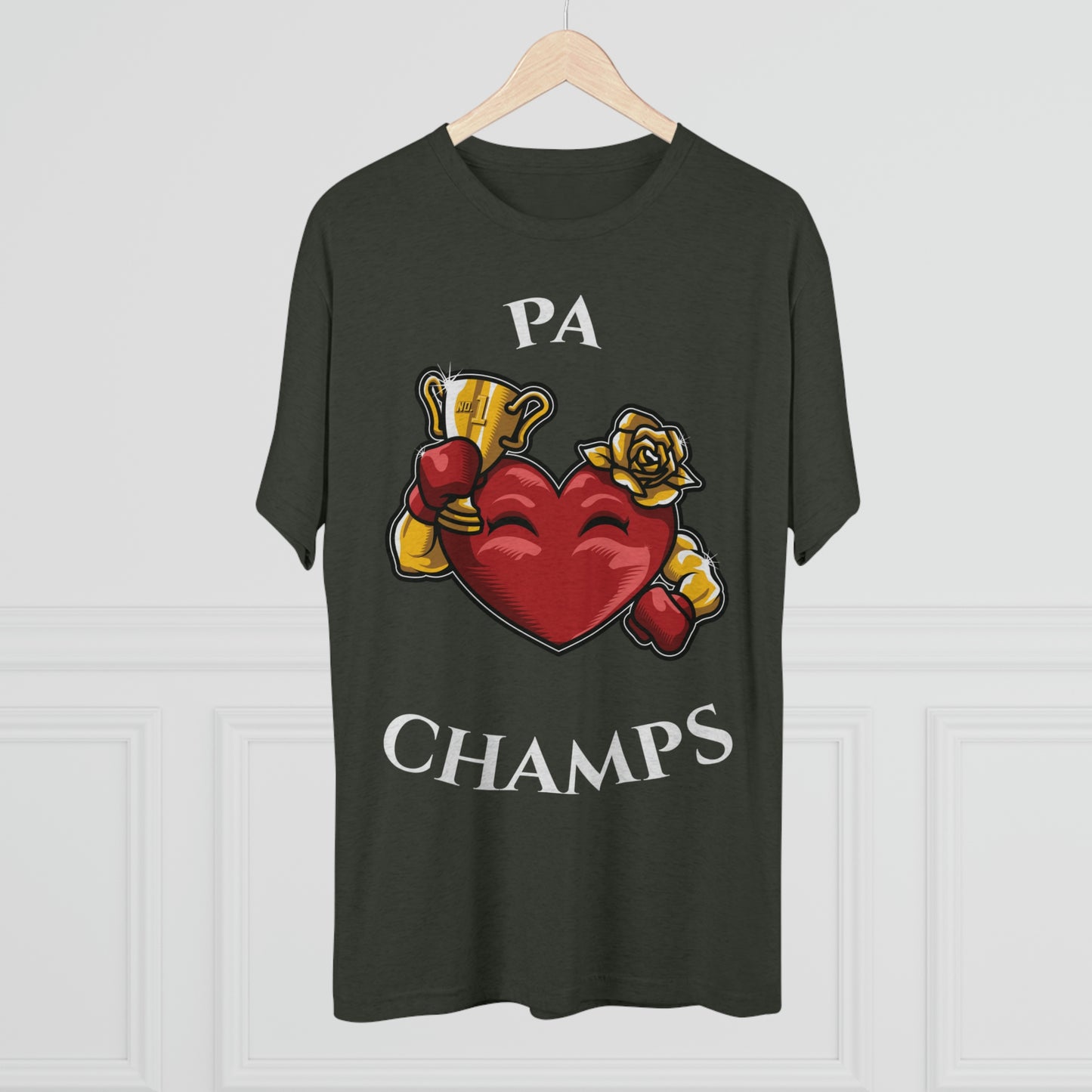 PA CHAMPS (Alternate Logo) - PREMIUM SOFT - Unisex Tri-Blend Crew Tee (Next Level 6010)