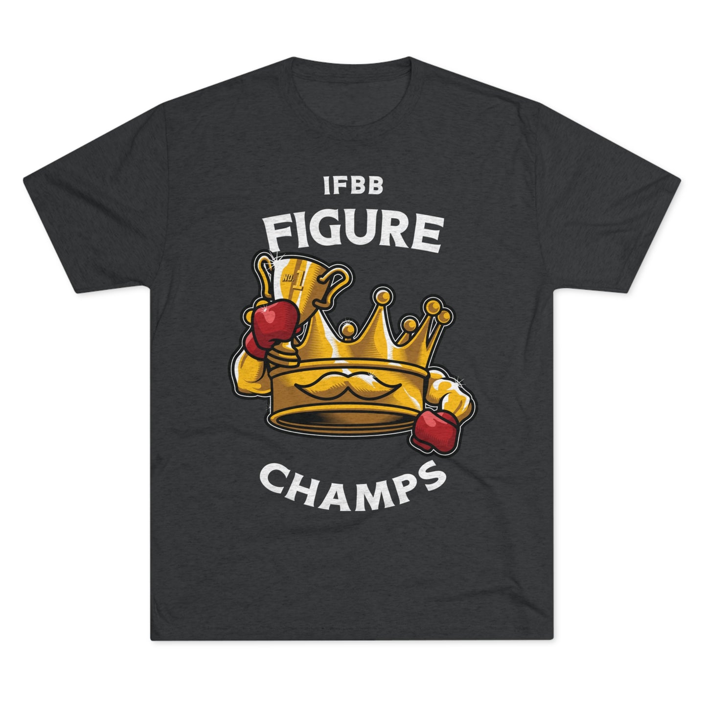 IFBB FIGURE CHAMPS (v2) - PREMIUM SOFT - Unisex Tri-Blend Crew Tee (Next Level 6010)