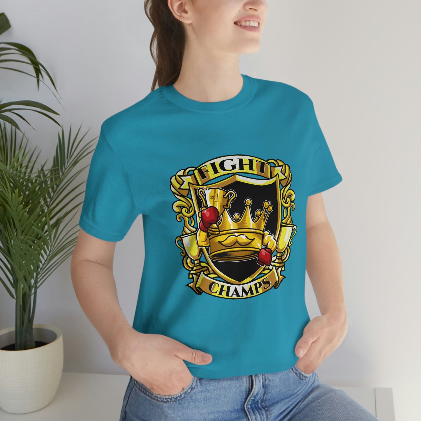 Fight Champs! Unisex Jersey Short Sleeve Tee (Bella+Canvas)