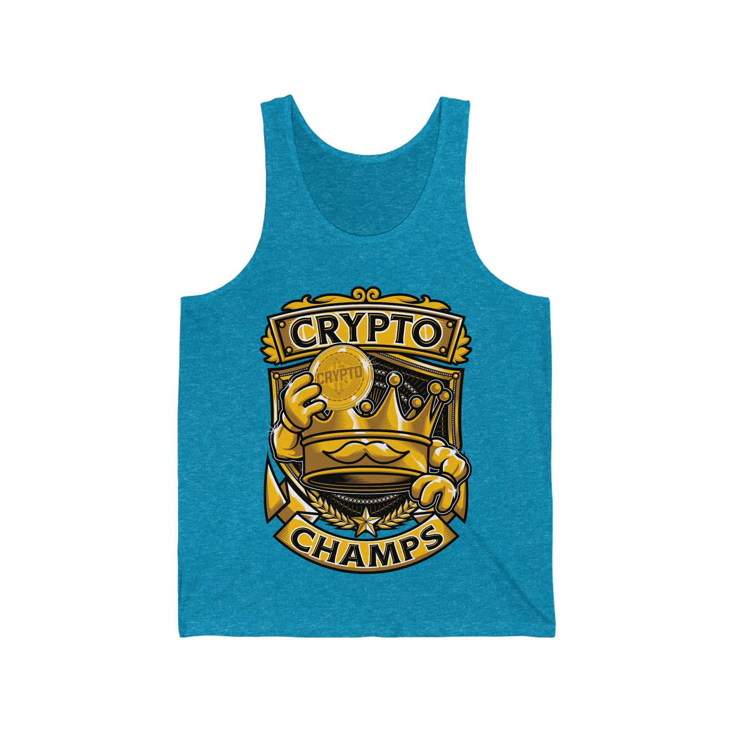 CRYPTO CHAMPS - PREMIUM SOFT - Unisex Jersey Tank (Bella+Canvas 3480)
