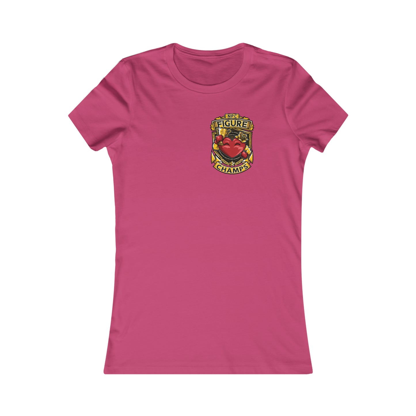 NPC FIGURE CHAMPS! (Small Front Logo) - Women's Favorite Tee (Bella+Canvas)