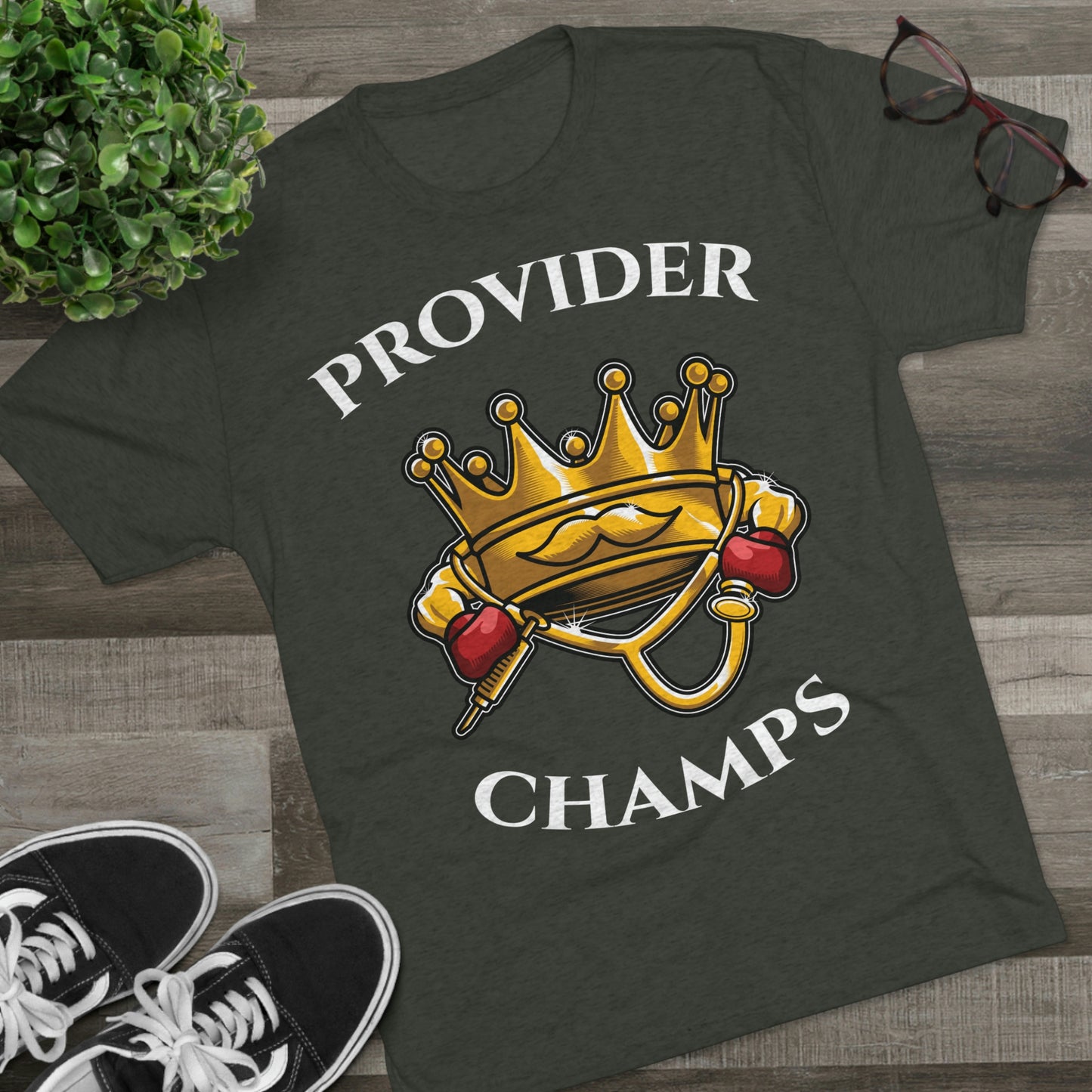 PROVIDER CHAMPS - PREMIUM SOFT - Unisex Tri-Blend Crew Tee (Next Level 6010)