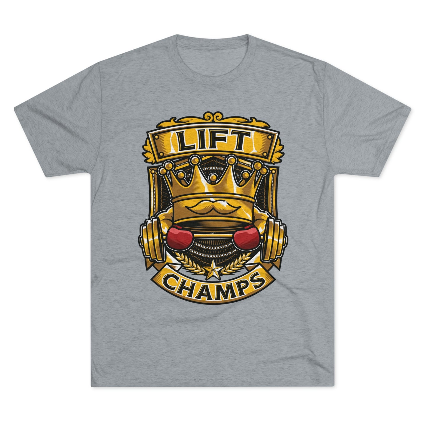 LIFT CHAMPS - PREMIUM SOFT - Unisex Tri-Blend Crew Tee (Next Level 6010)