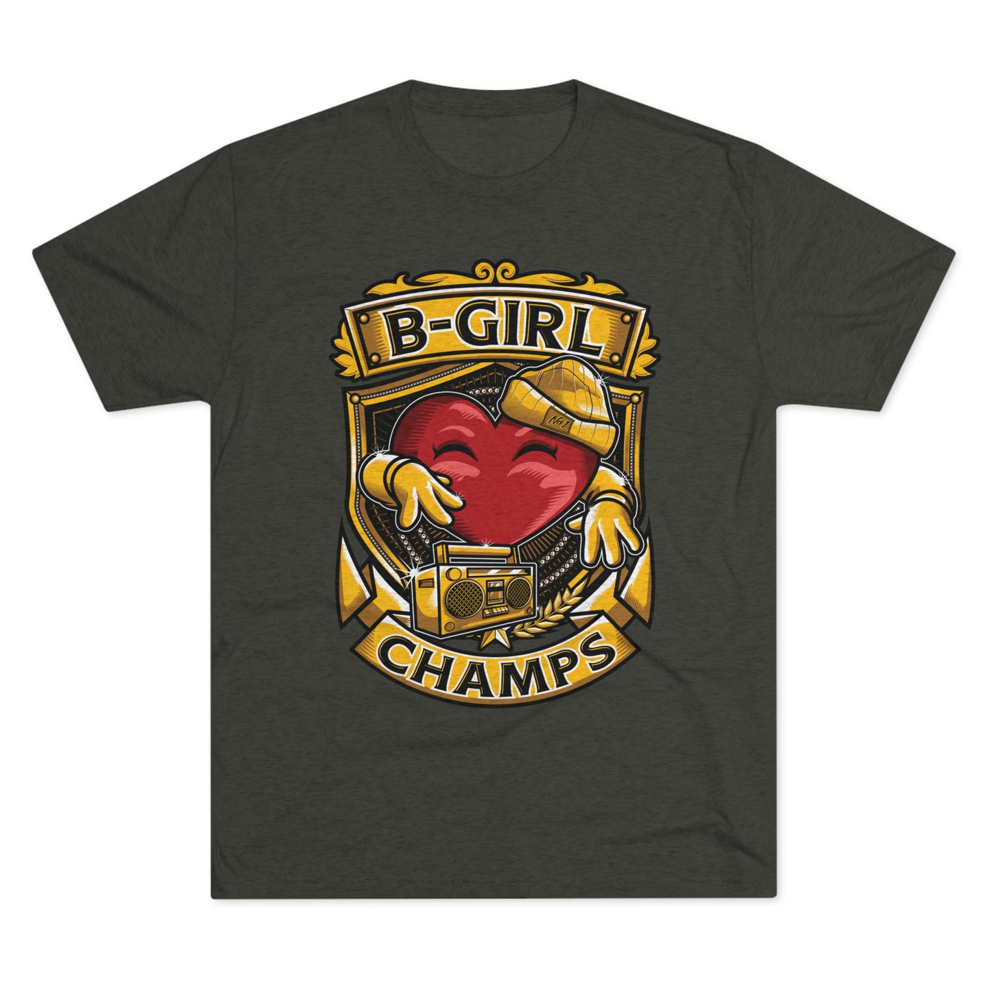 B-GIRL CHAMPS - PREMIUM SOFT - Unisex Tri-Blend Crew Tee (Next Level 6010)