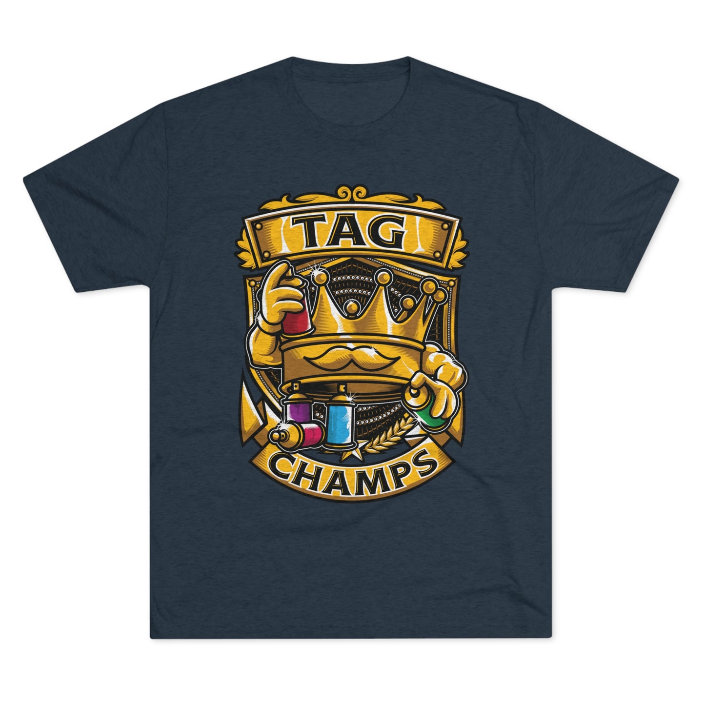 TAG CHAMPS - PREMIUM SOFT - Unisex Tri-Blend Crew Tee (Next Level 6010)