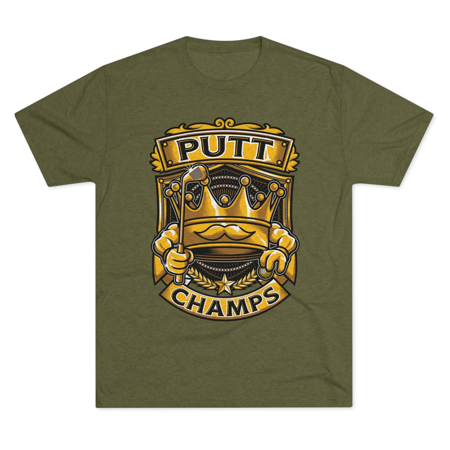 PUTT CHAMPS - PREMIUM SOFT - Unisex Tri-Blend Crew Tee (Next Level 6010)