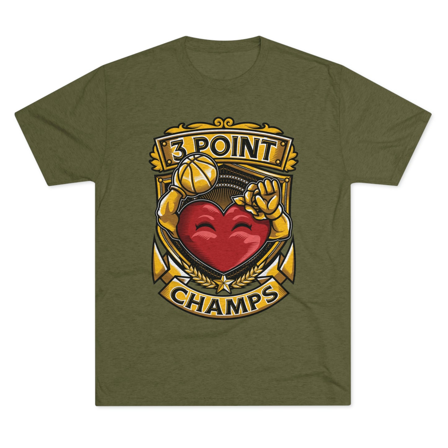 3 POINT CHAMPS - PREMIUM SOFT - Unisex Tri-Blend Crew Tee (Next Level 6010)