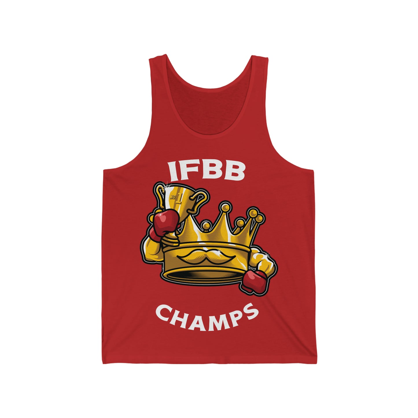 IFBB CHAMPS (v2) - PREMIUM SOFT - Unisex Jersey Tank (Bella+Canvas 3480)