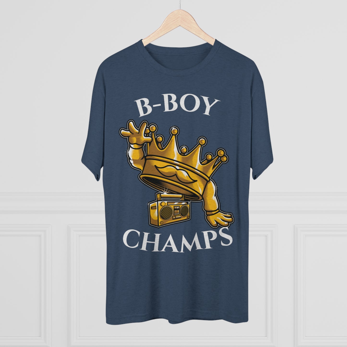 B-BOY CHAMPS (No Crest) - PREMIUM SOFT - Unisex Tri-Blend Crew Tee (Next Level 6010)