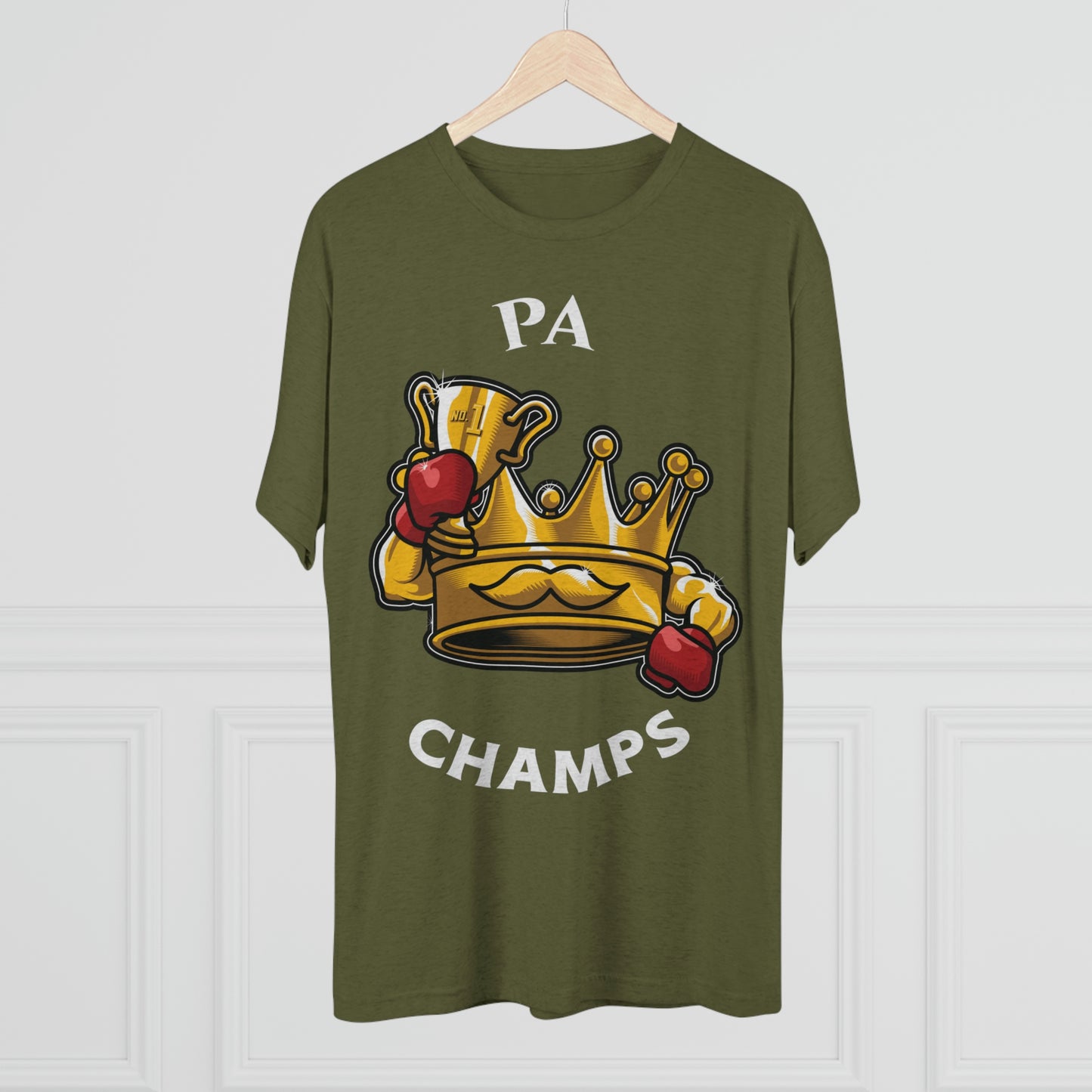 PA CHAMPS (Alternate Logo) - PREMIUM SOFT - Unisex Tri-Blend Crew Tee (Next Level 6010)
