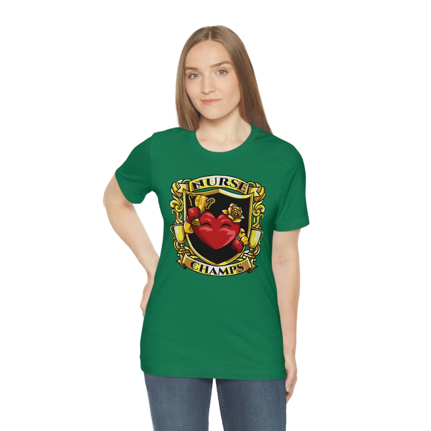 Nurse Champs! - Unisex Jersey Short Sleeve Tee (Bella+Canvas)