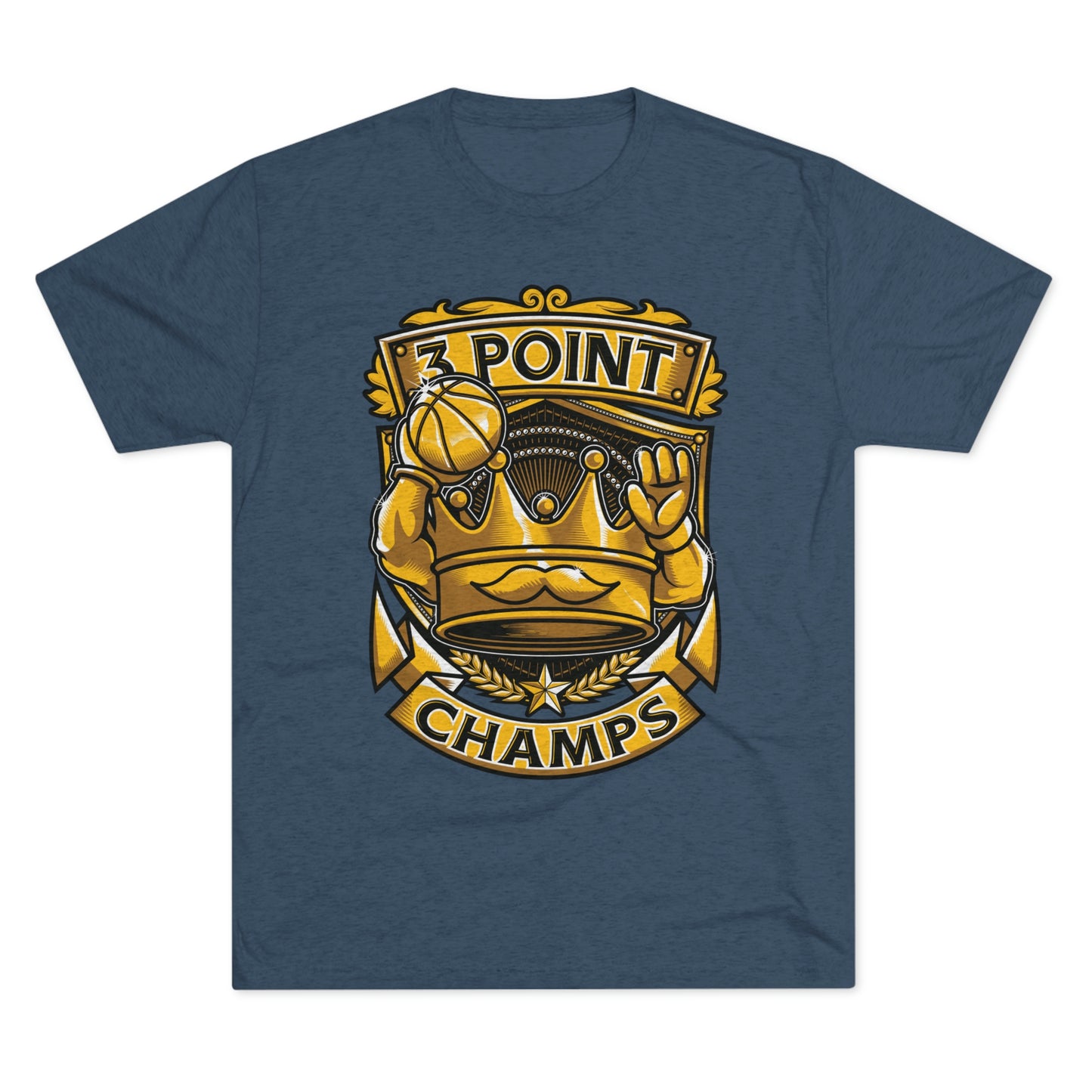3 POINT CHAMPS - PREMIUM SOFT - Unisex Tri-Blend Crew Tee (Next Level 6010)