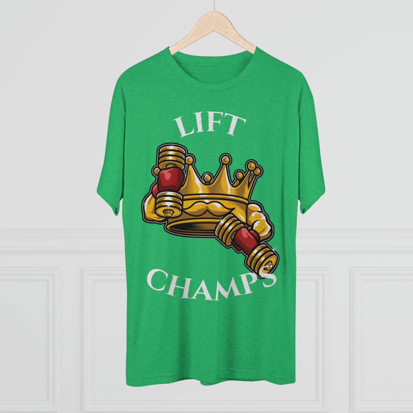 LIFT CHAMPS - PREMIUM SOFT - Unisex Tri-Blend Crew Tee (Next Level 6010)