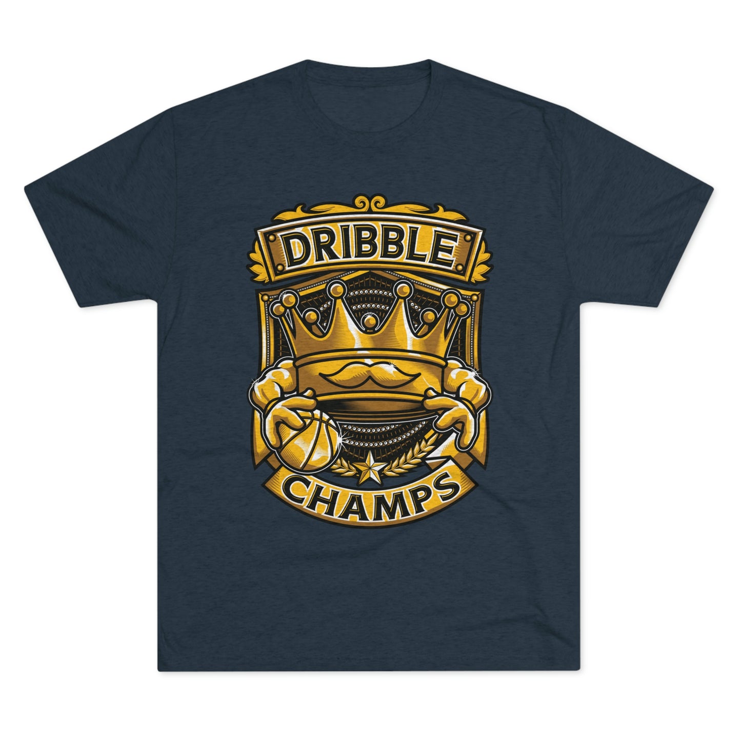 DRIBBLE CHAMPS - PREMIUM SOFT - Unisex Tri-Blend Crew Tee (Next Level 6010)