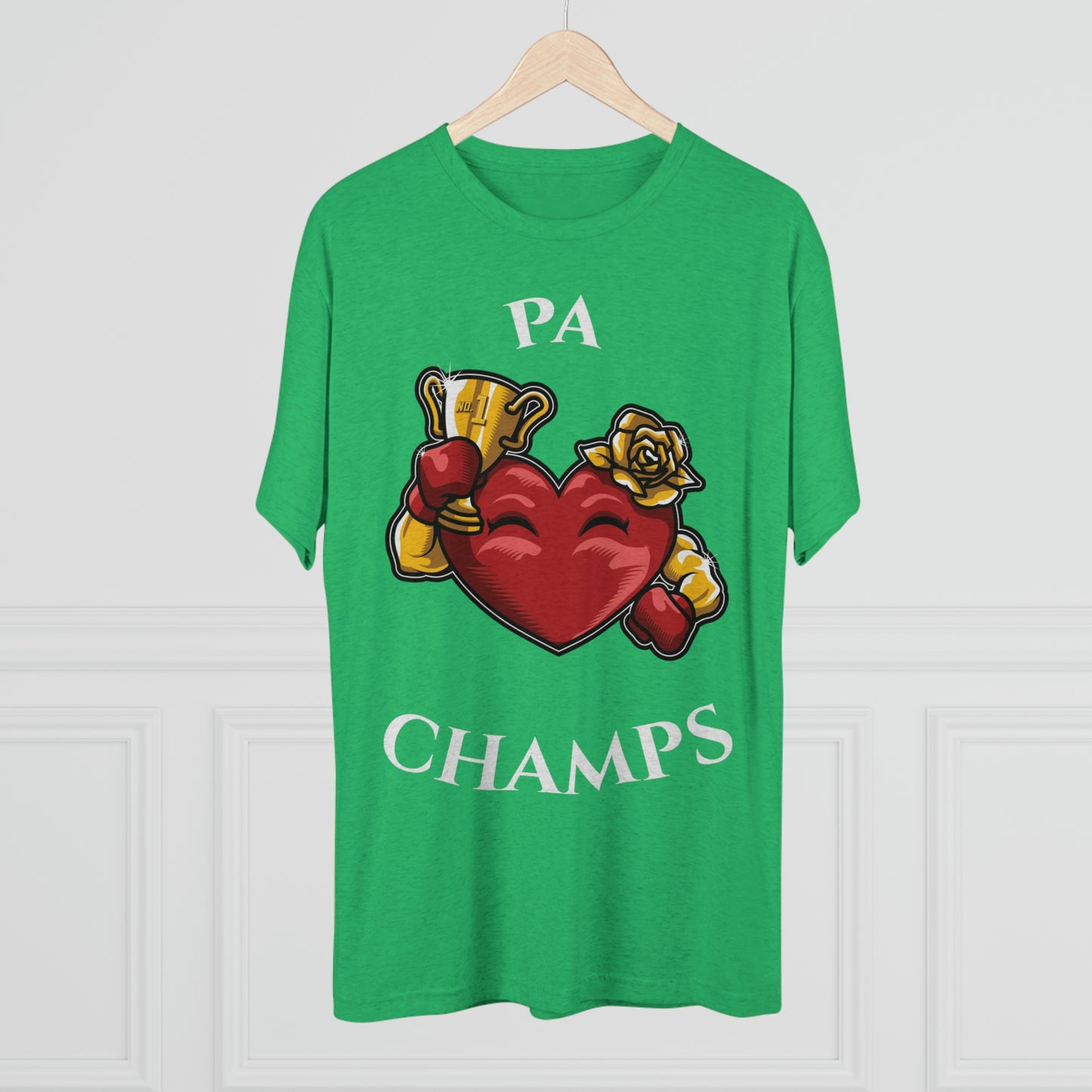 PA CHAMPS (Alternate Logo) - PREMIUM SOFT - Unisex Tri-Blend Crew Tee (Next Level 6010)