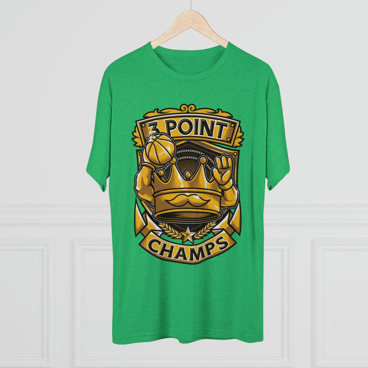 3 POINT CHAMPS - PREMIUM SOFT - Unisex Tri-Blend Crew Tee (Next Level 6010)