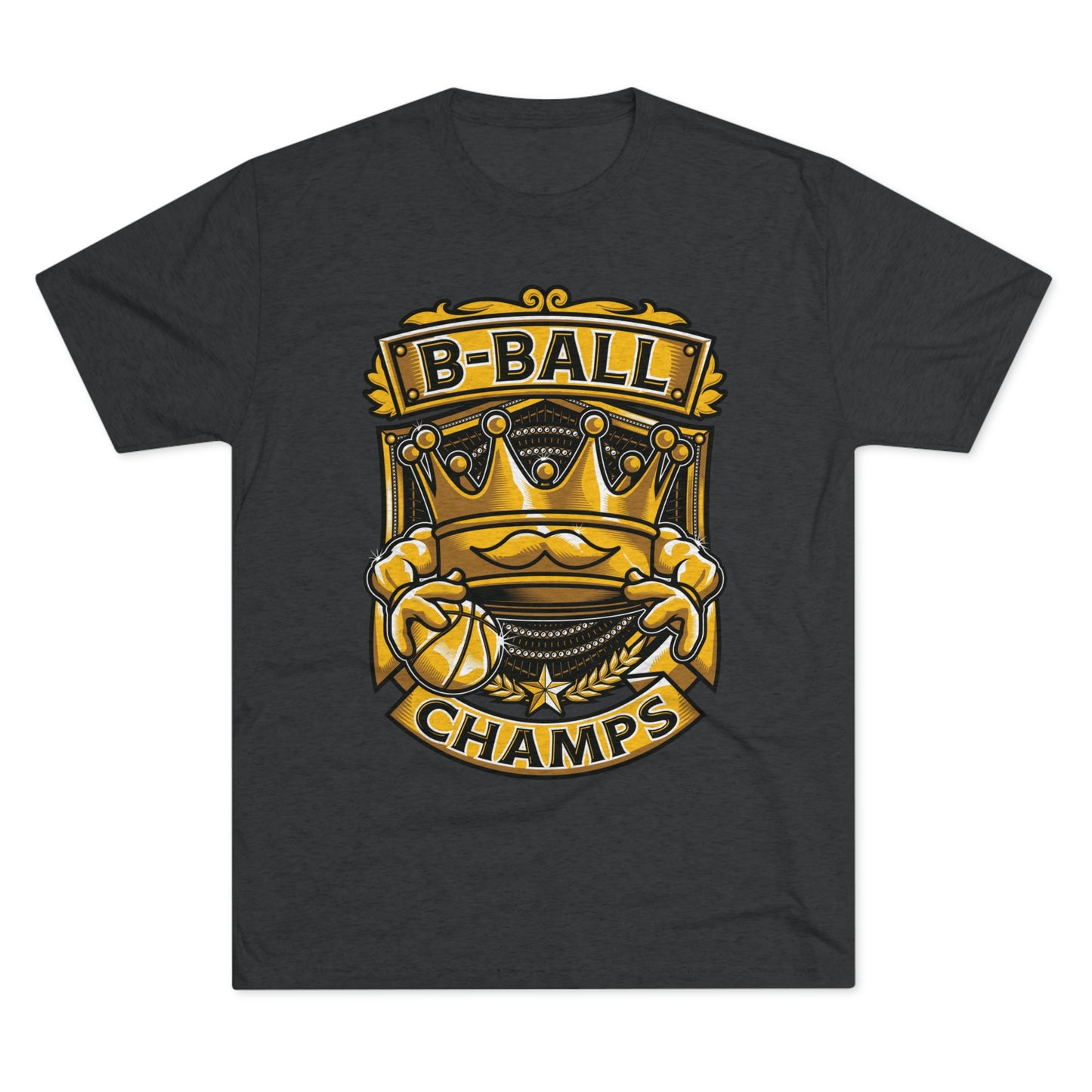 B-BALL CHAMPS - PREMIUM SOFT - Unisex Tri-Blend Crew Tee (Next Level 6010)