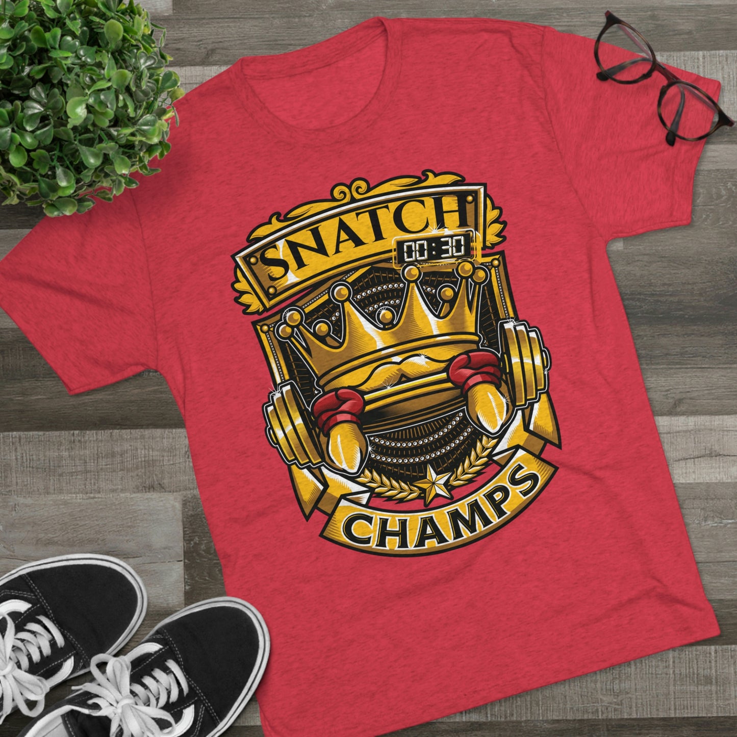 SNATCH CHAMPS - PREMIUM SOFT - Unisex Tri-Blend Crew Tee (Next Level 6010)