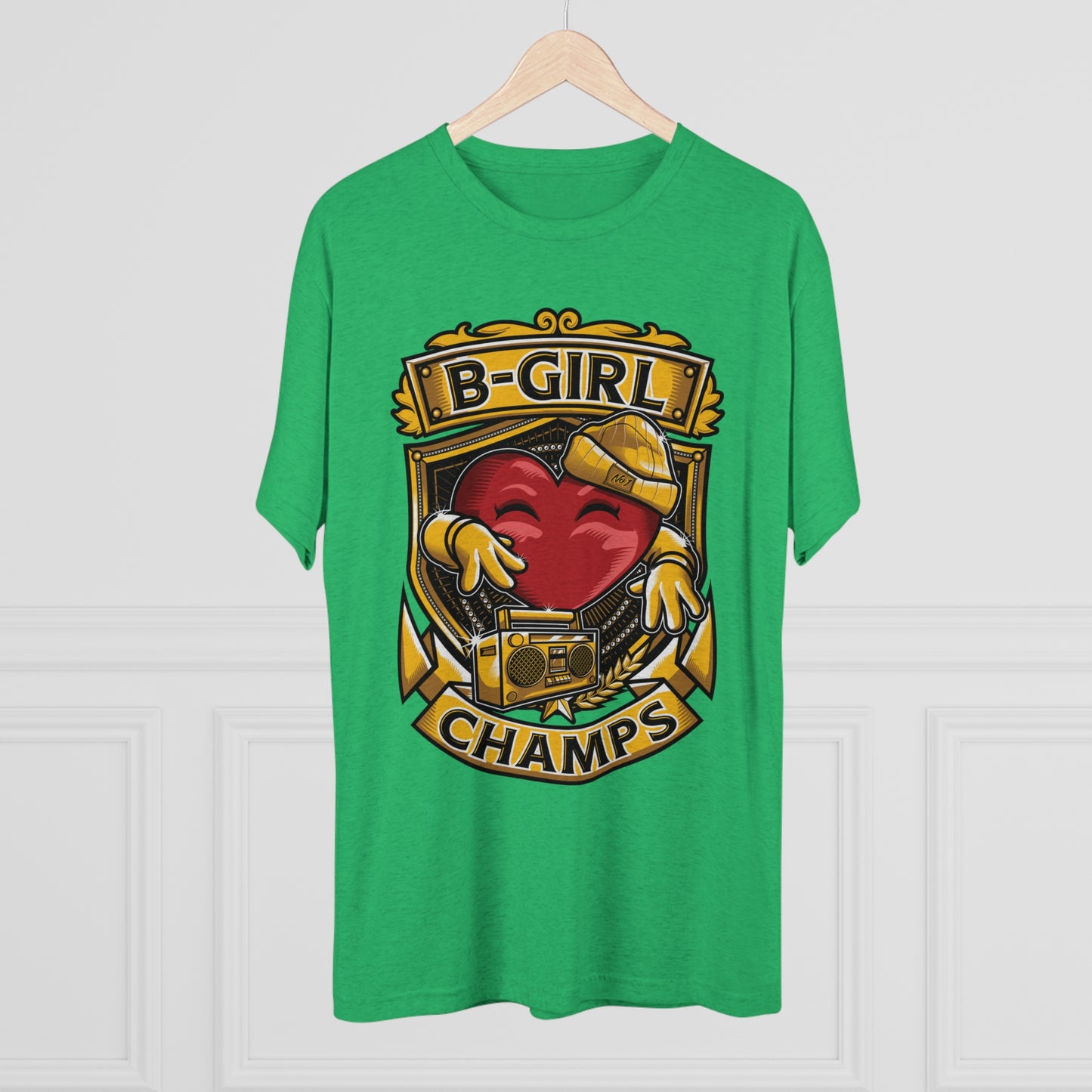 B-GIRL CHAMPS - PREMIUM SOFT - Unisex Tri-Blend Crew Tee (Next Level 6010)