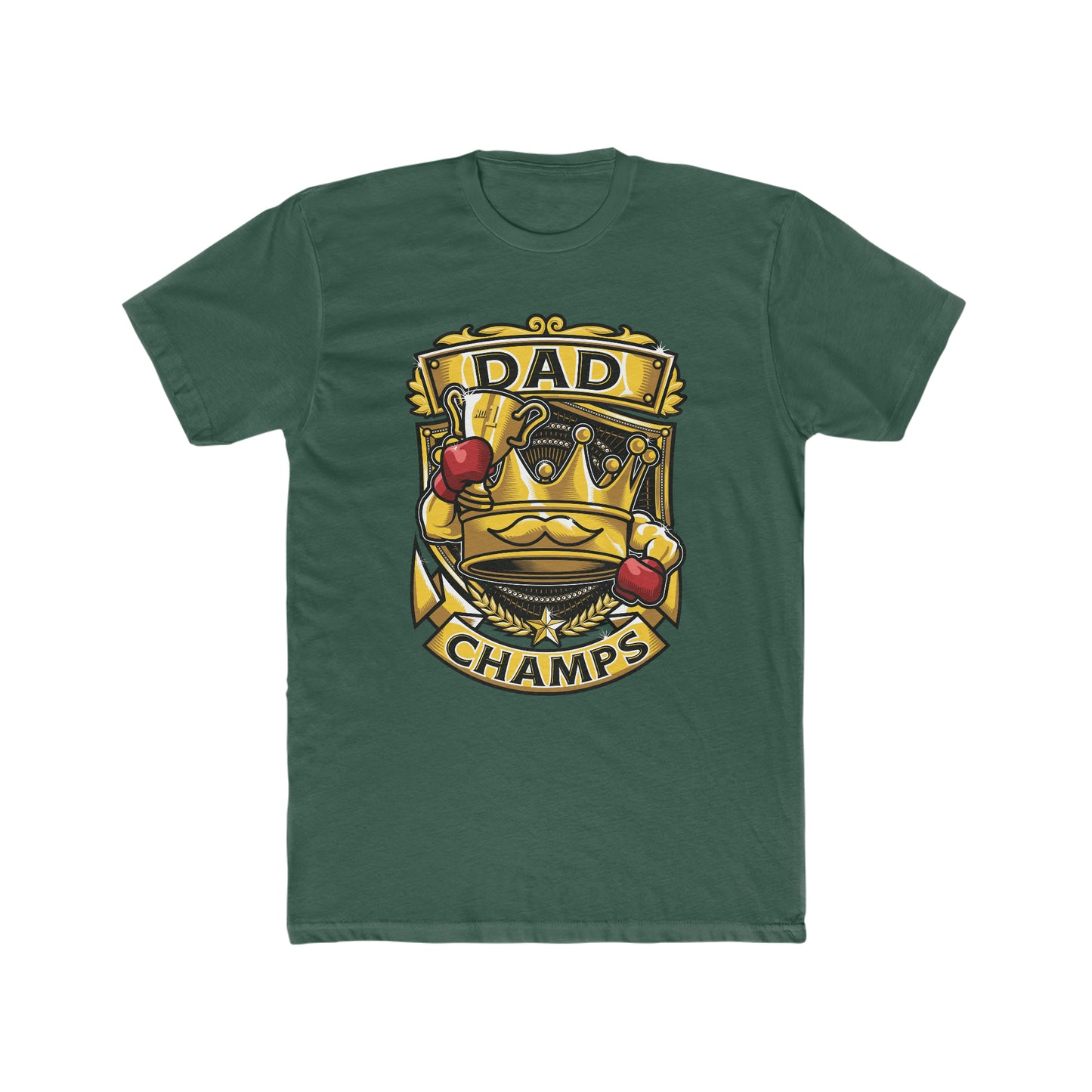 Dad Champs! - Men's Cotton Crew Tee (Next Level)