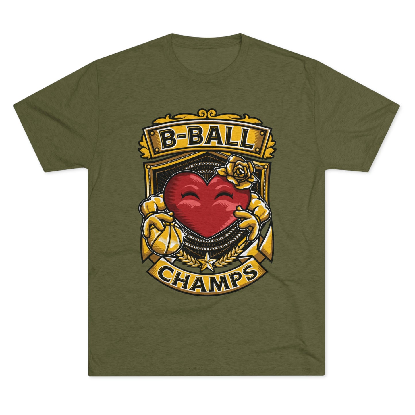 B-BALL CHAMPS - PREMIUM SOFT - Unisex Tri-Blend Crew Tee (Next Level 6010)