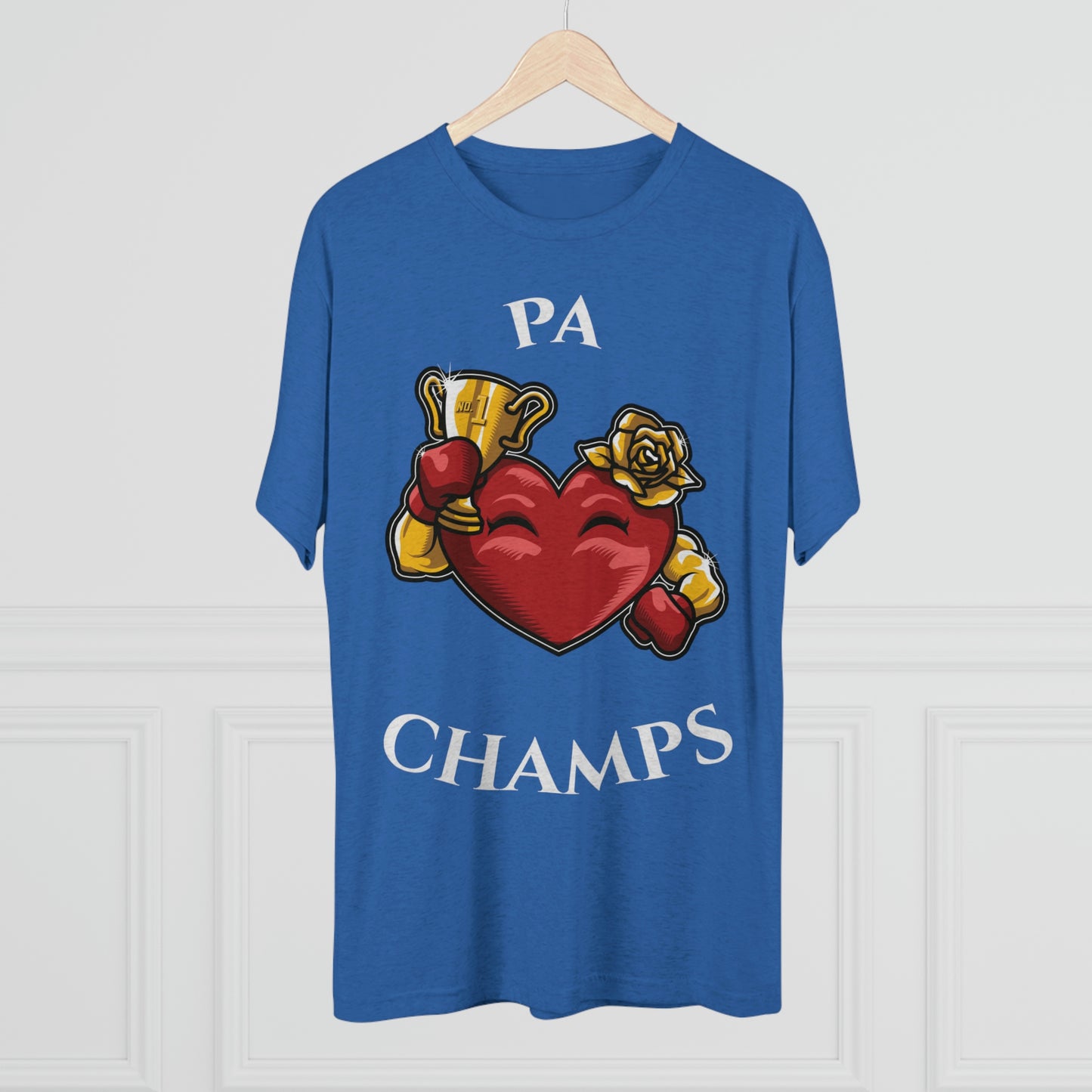 PA CHAMPS (Alternate Logo) - PREMIUM SOFT - Unisex Tri-Blend Crew Tee (Next Level 6010)