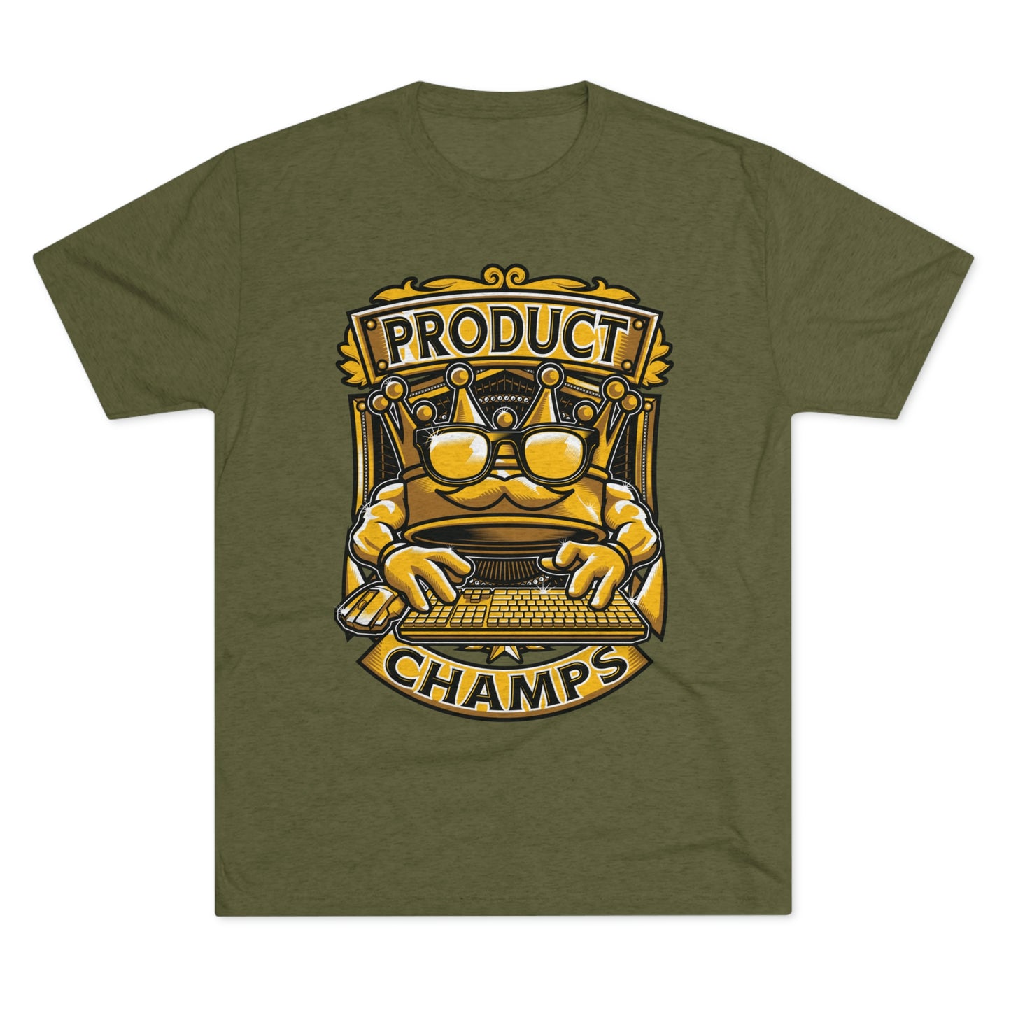 PRODUCT MANAGER CHAMPS (Men) - PREMIUM SOFT - Unisex Tri-Blend Crew Tee (Next Level 6010)