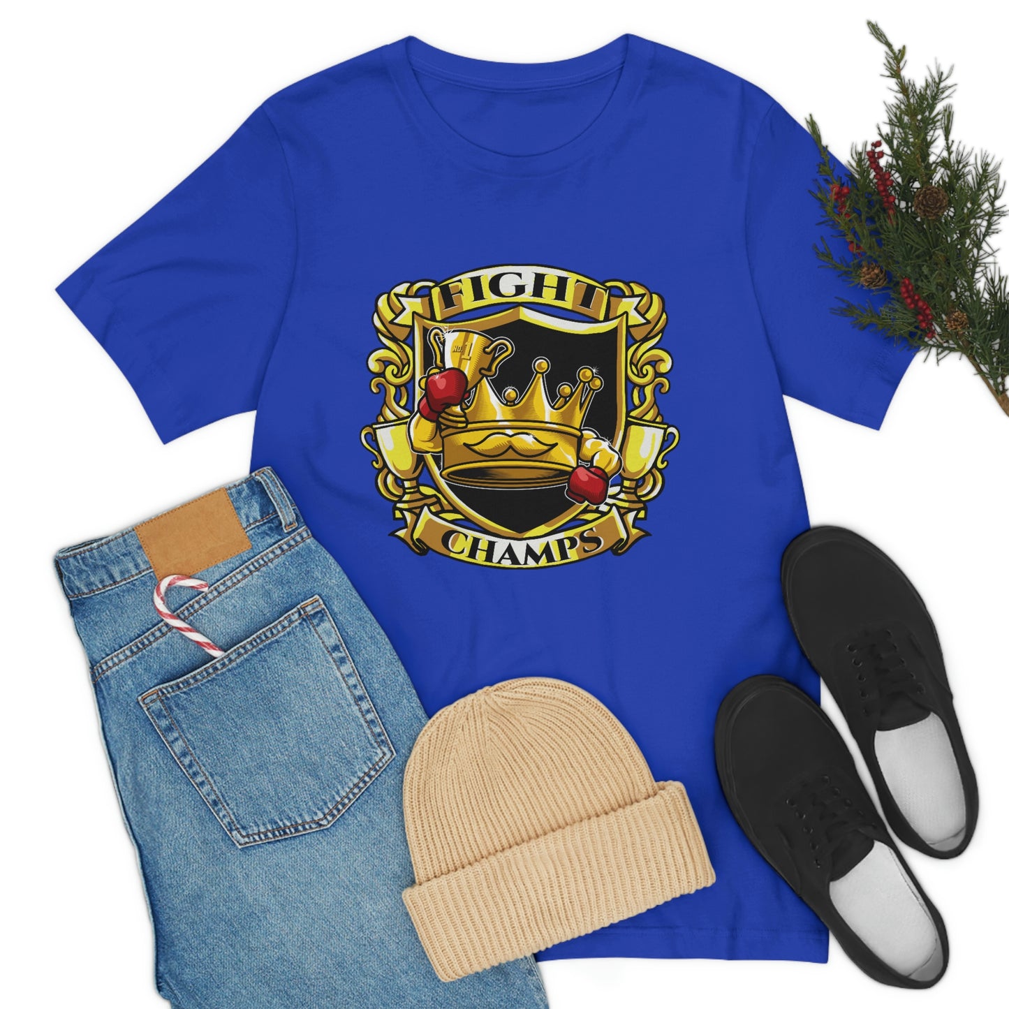 Fight Champs! Unisex Jersey Short Sleeve Tee (Bella+Canvas)
