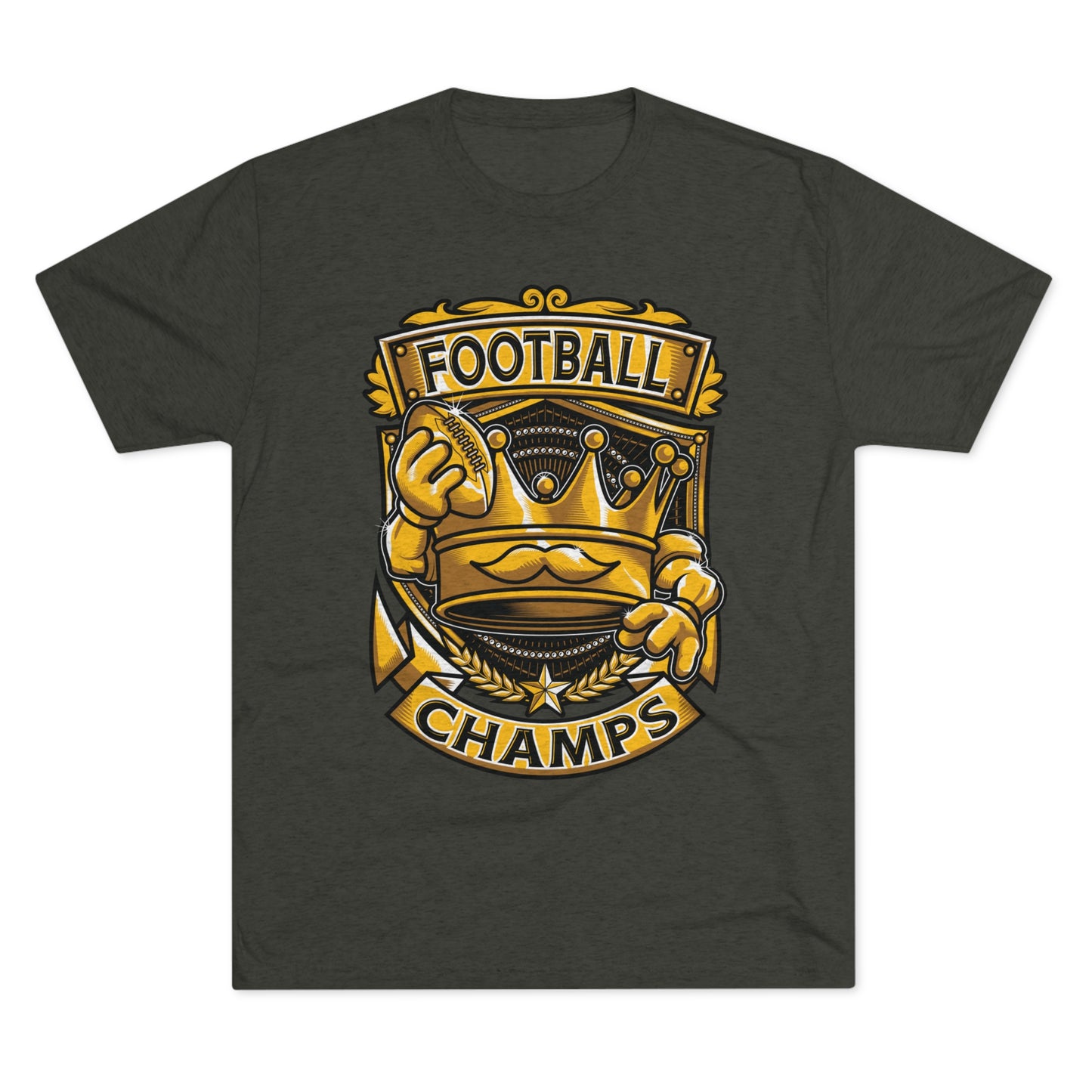 FOOTBALL CHAMPS - PREMIUM SOFT - Unisex Tri-Blend Crew Tee (Next Level 6010)