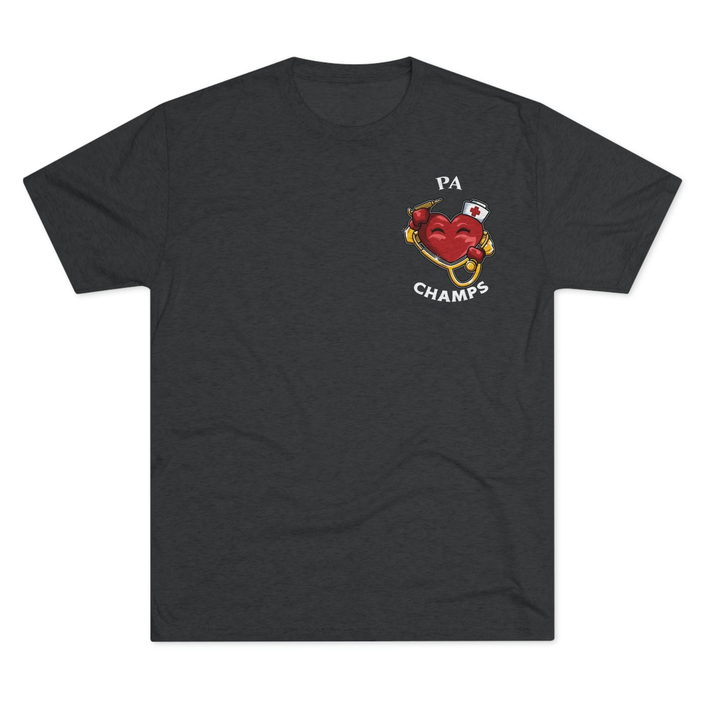 PA CHAMPS (Small Logo) - PREMIUM SOFT - Unisex Tri-Blend Crew Tee (Next Level 6010)