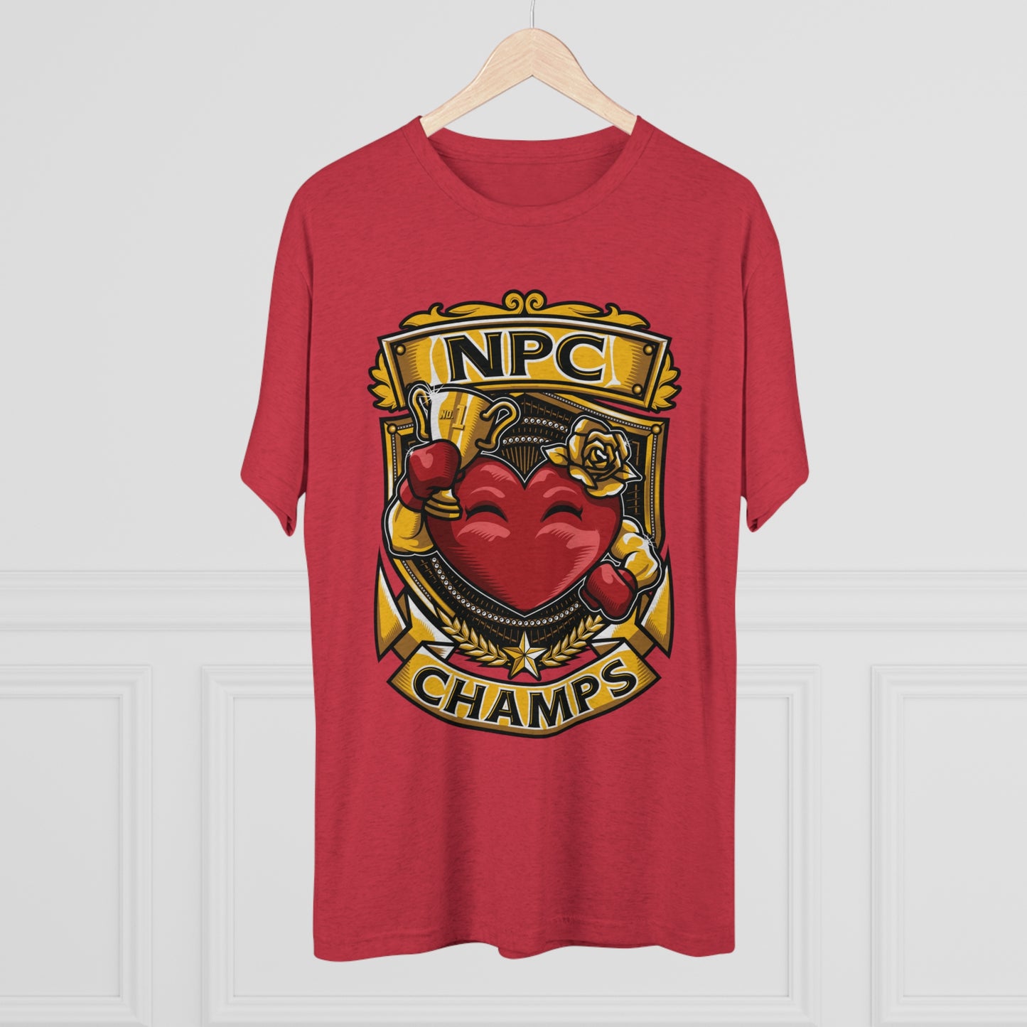 NPC CHAMPS - PREMIUM SOFT - Unisex Tri-Blend Crew Tee (Next Level 6010)