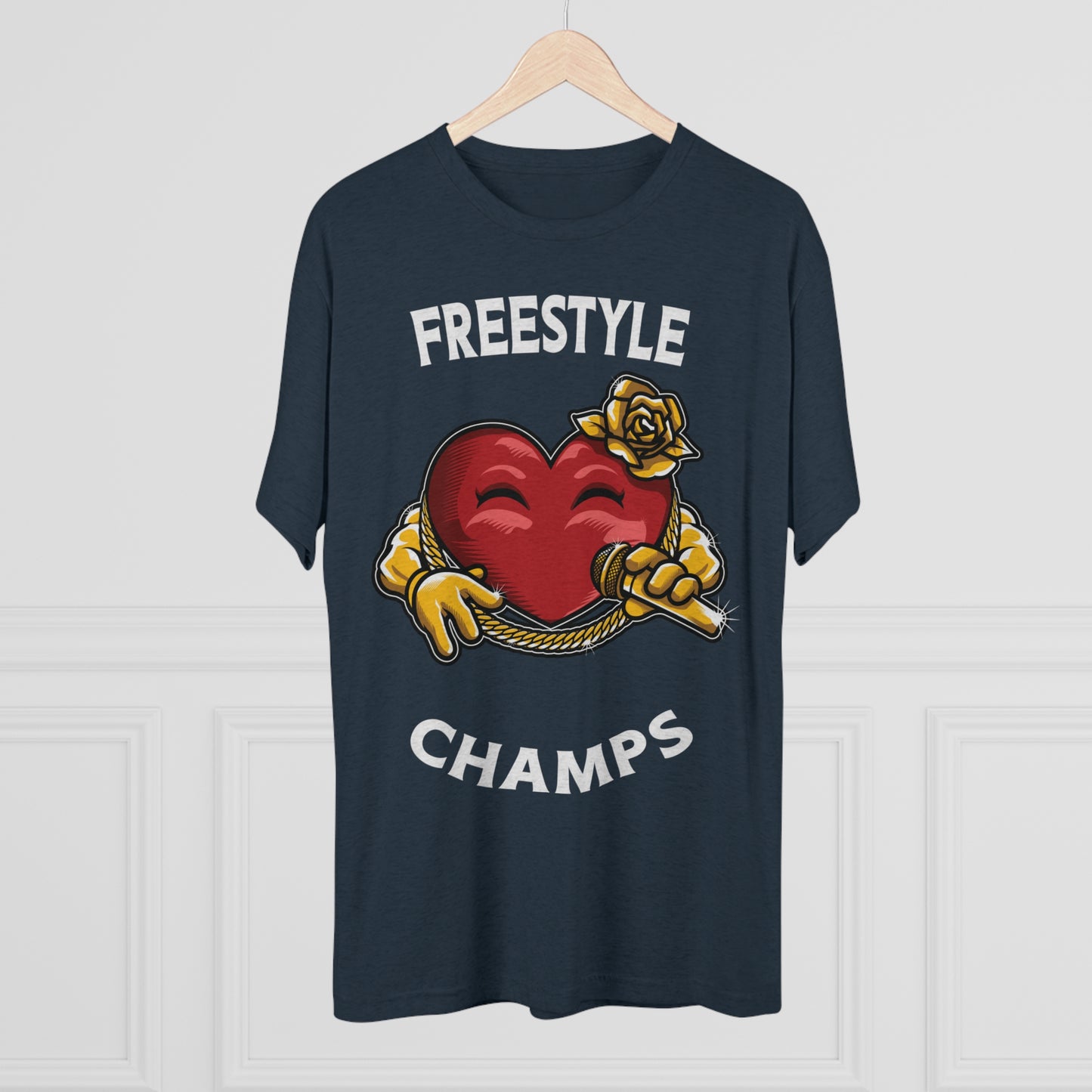 FREESTYLE CHAMPS - PREMIUM SOFT - Unisex Tri-Blend Crew Tee (Next Level 6010)